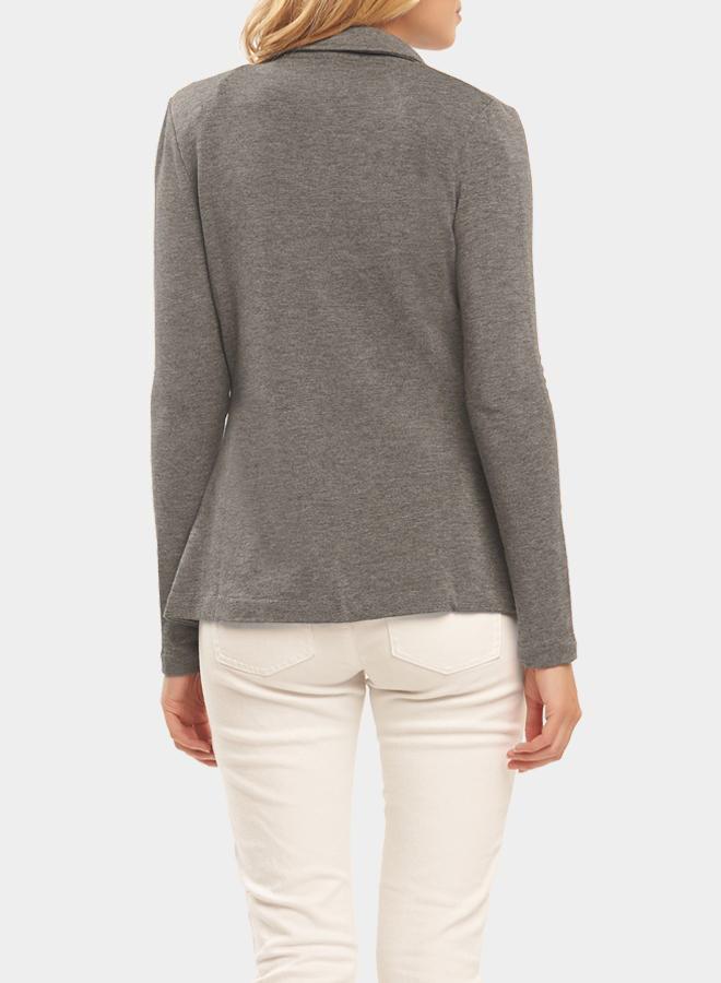 Tart Long Sleeve 2-Button Soft Blazer - /Gray - S