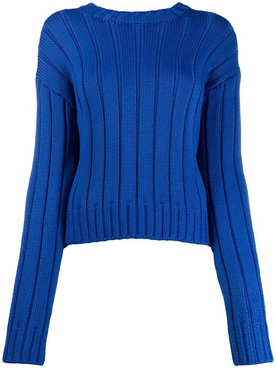 Derek Lam 10 Crosby Ribbed Long Sleeve Sweater