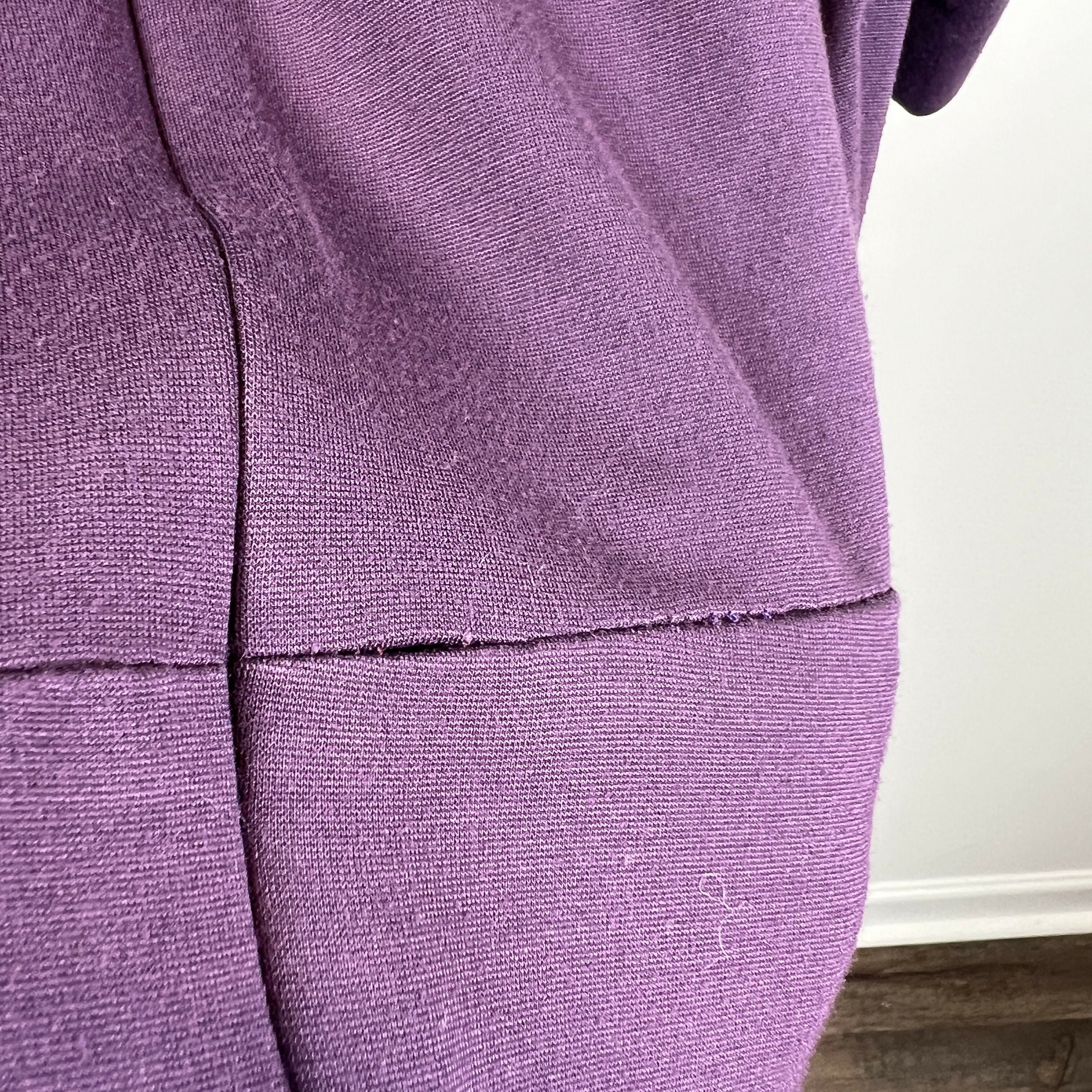 Of Mercer Short Sleeve Fit & Flare Sullivan Dress - Purple/Size 10