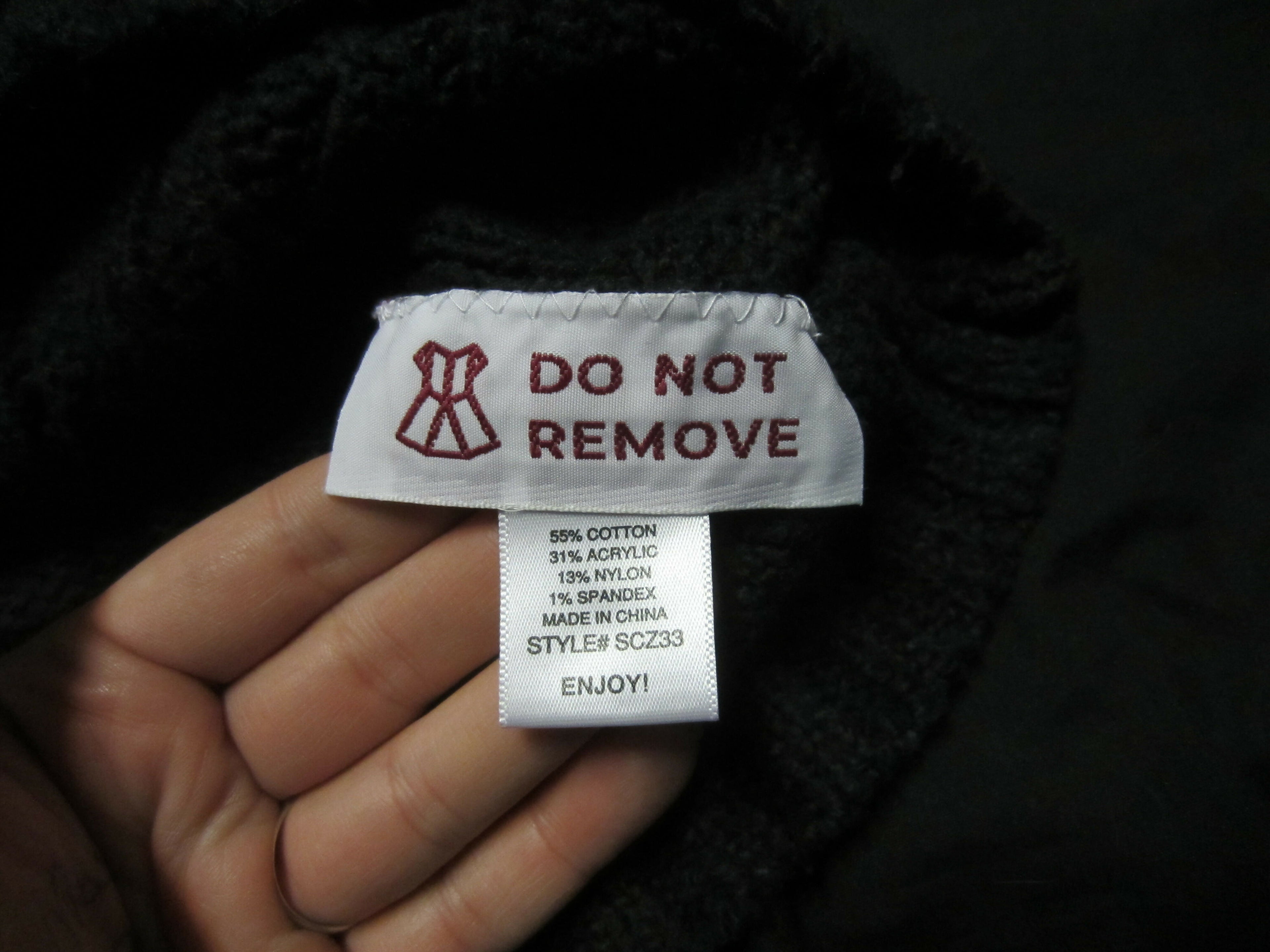 Michael Stars Louisa Cable Knit Pointelle Pullover Sweater - Black - XS