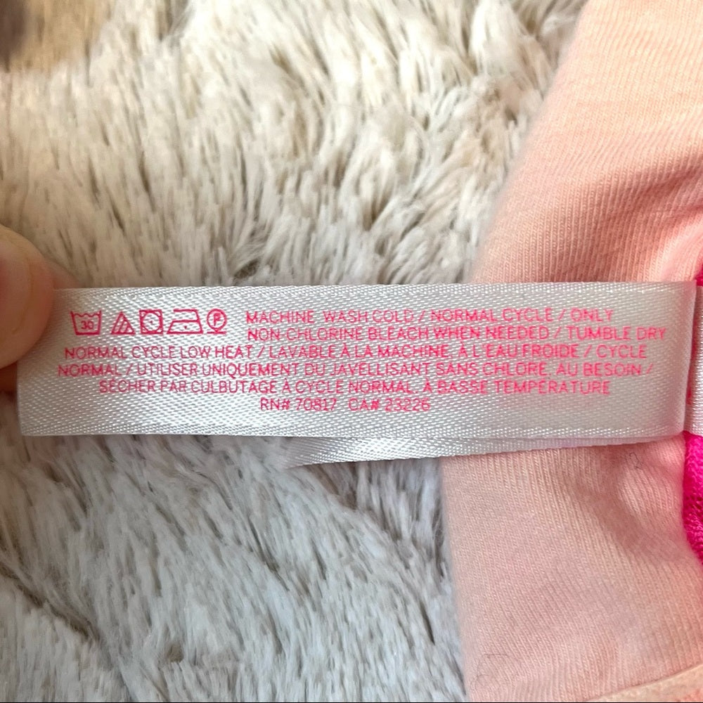 PINK Victoria’s Secret | Hot Pink Lace Bandeau Bralette Size Medium