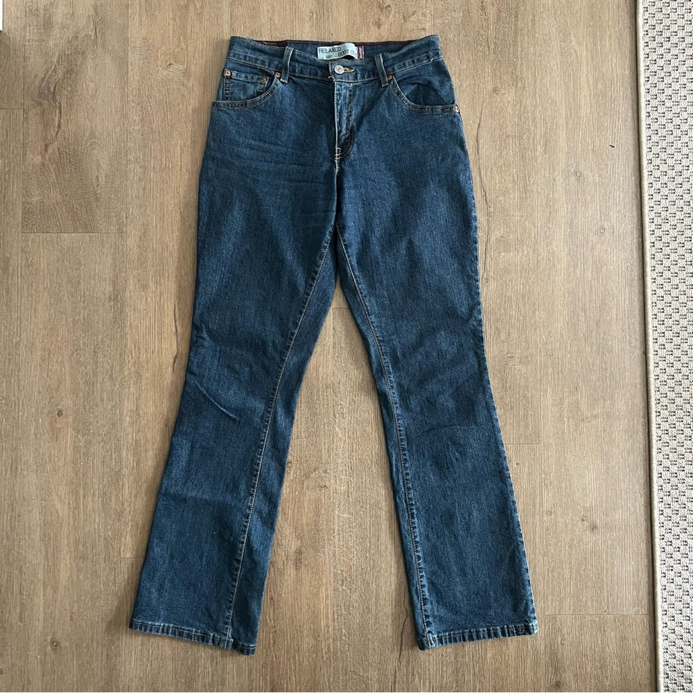 Levi’s 550 Relaxed Bootcut - Dark Blue Wash - Size 4M