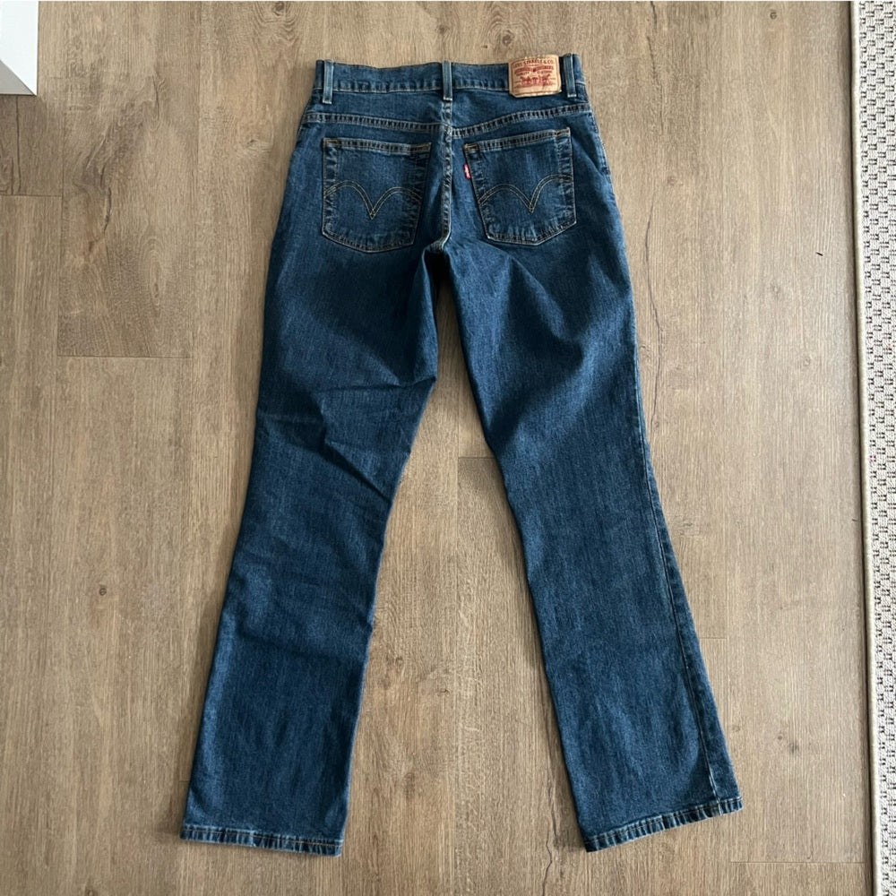 Levi’s 550 Relaxed Bootcut - Dark Blue Wash - Size 4M