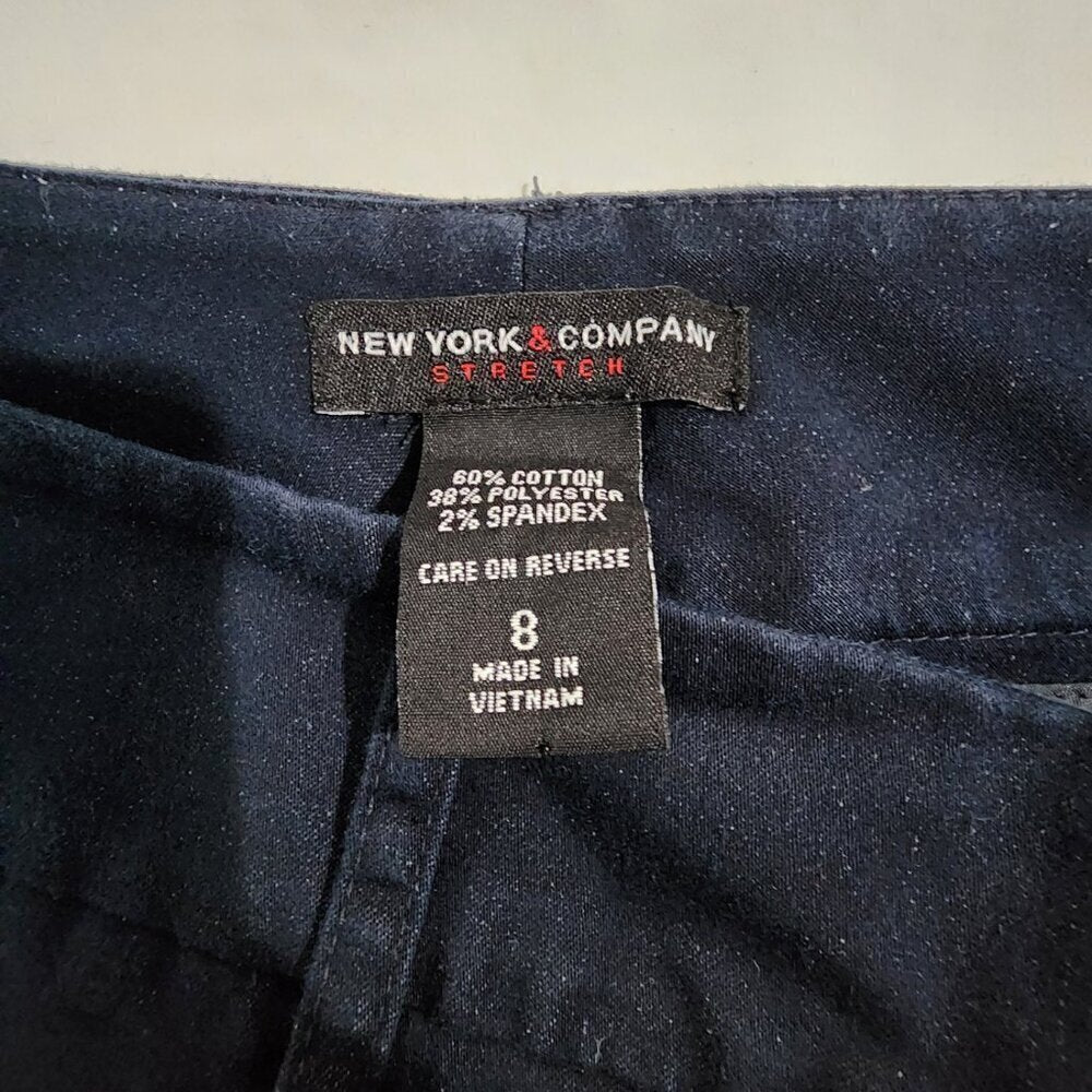 New York & Company Blue Denim Shorts Size: 8