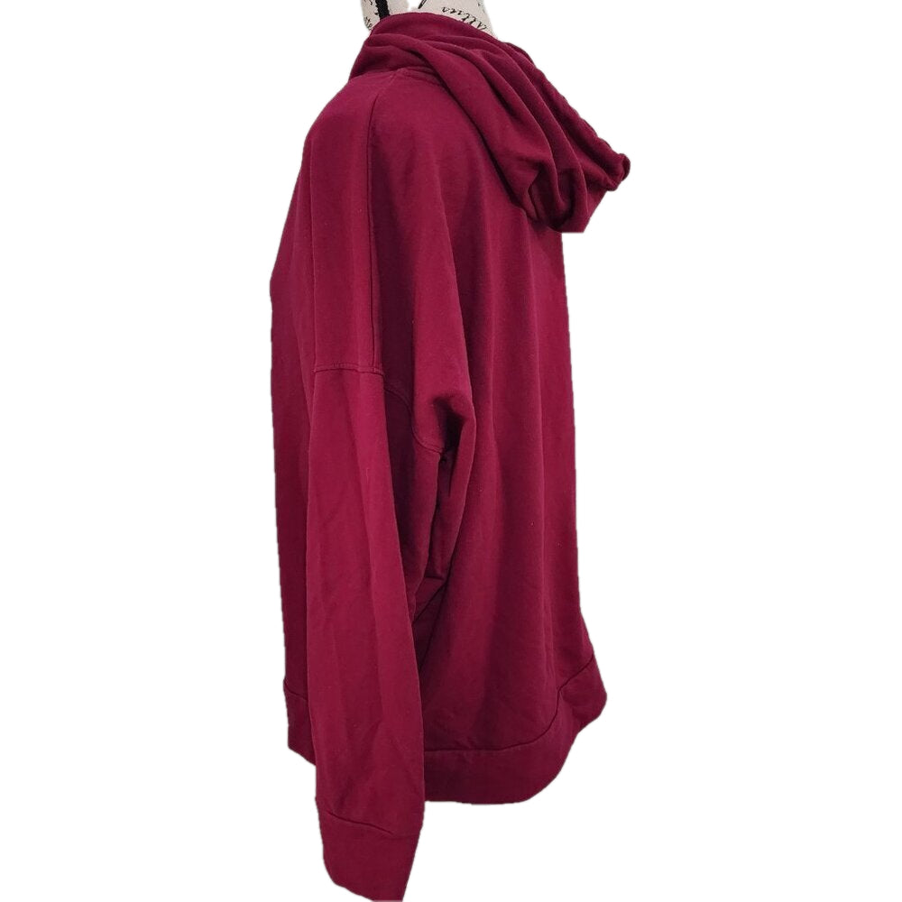 New York and Company Leopard Print Hoodie Size L