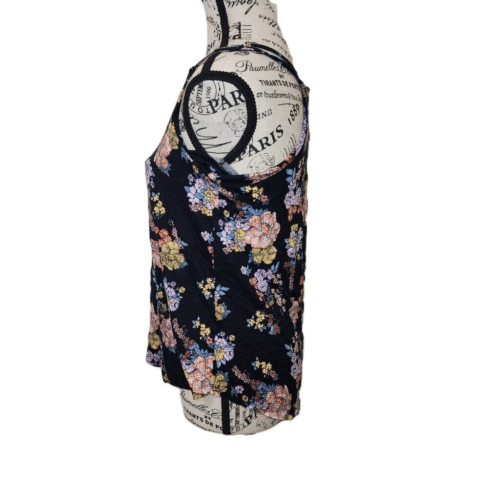 Pink Republic Blue Floral Top Size M