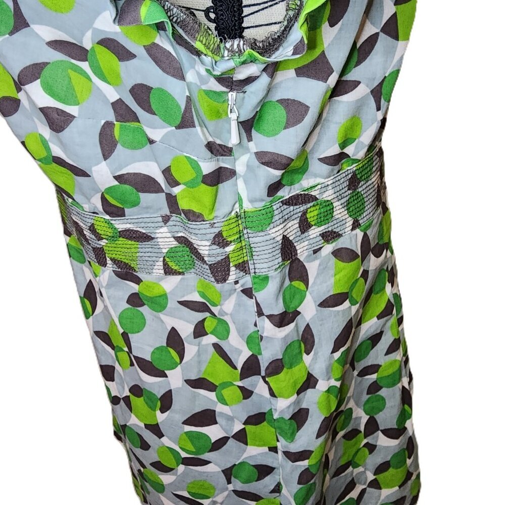 Boden Yellow & Green Circle Print Top Size UK 10 / US 6