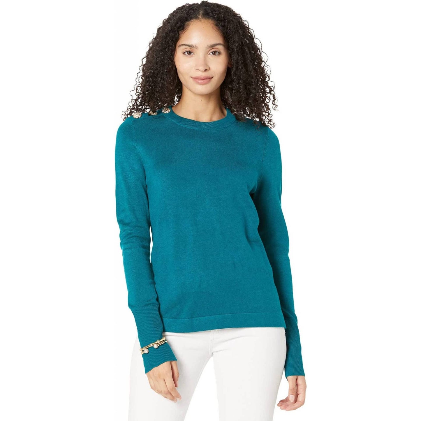 Lilly Pulitzer Crew Neckline Morgen Pullover - /Blue - M