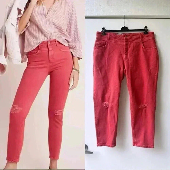 NWOT Anthropologie Pilcro and The Letterpress High Rise Slim Jeans - Size 18W