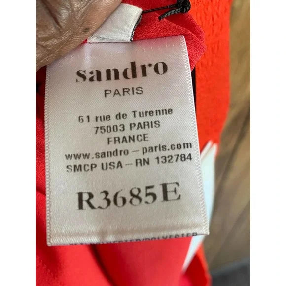 Sandro Ristretto Dress New With Tags