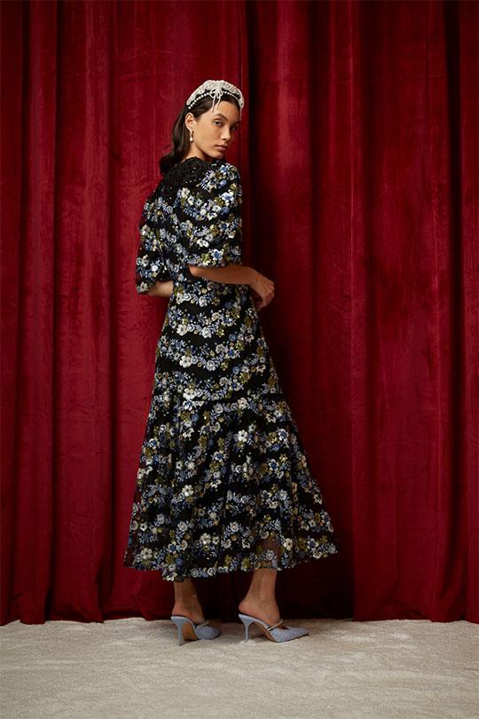 Podium Sequin Midi Dress