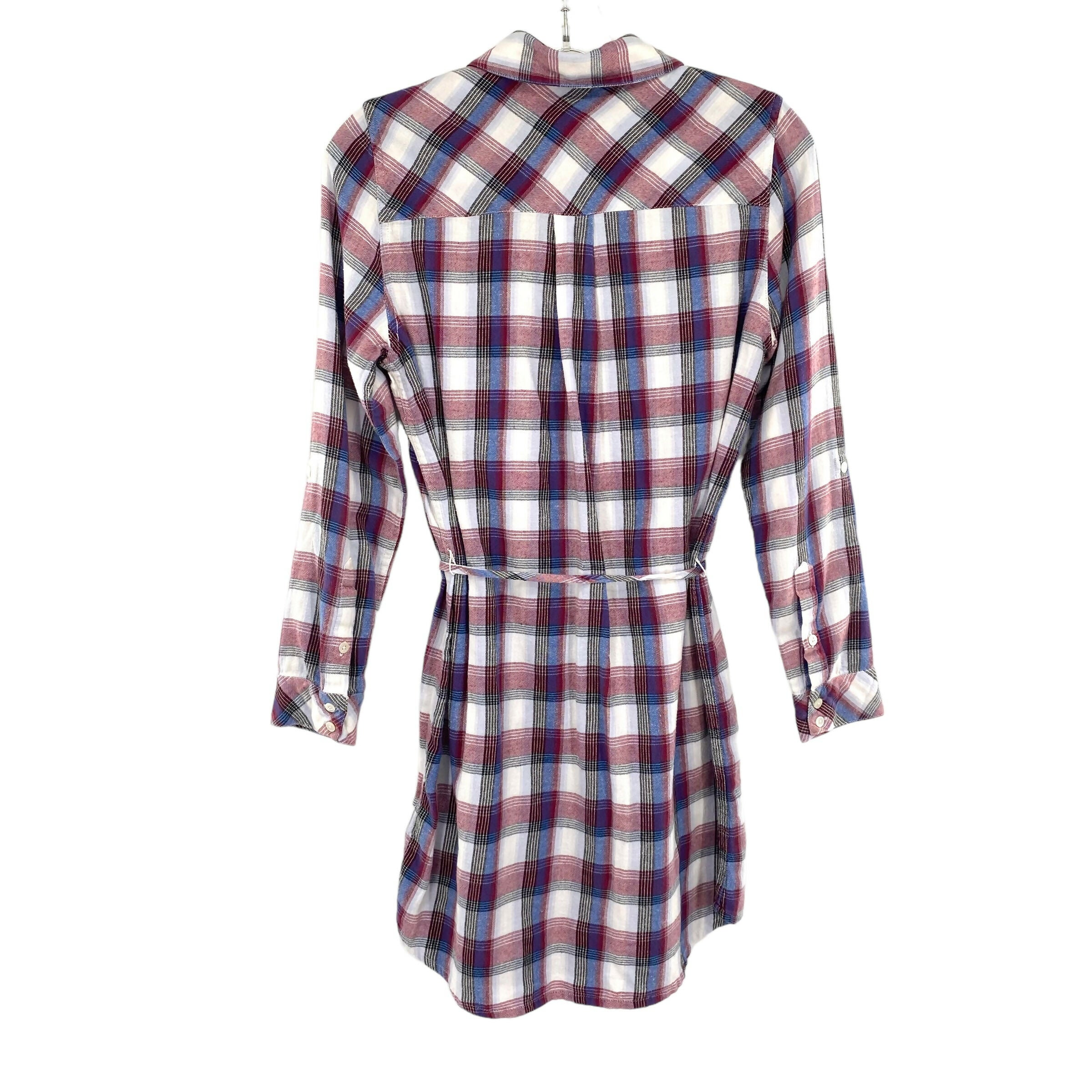 Soft Joie Plaid Carmina Shirtdress - Plaid - Multi/Red Multi - XS
