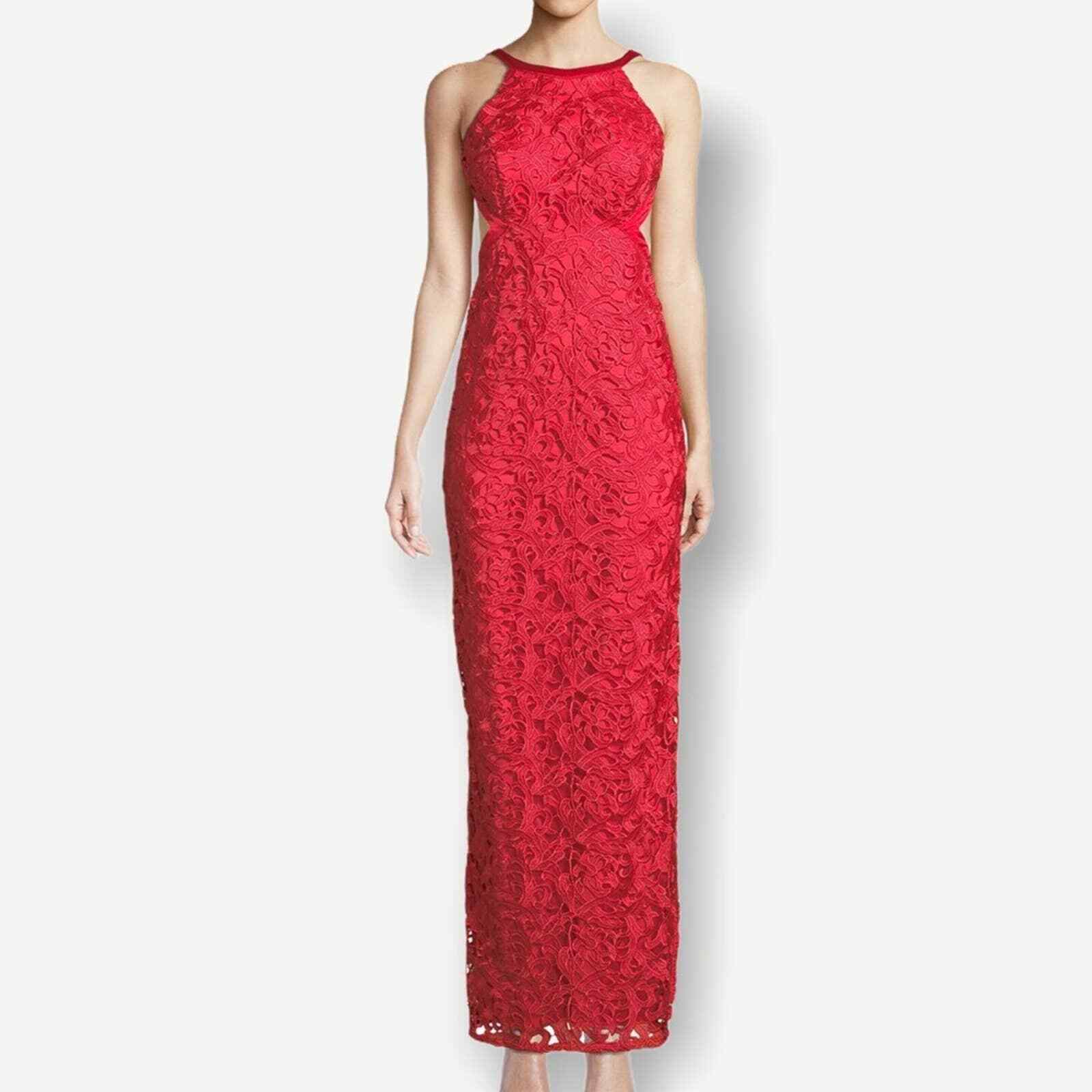Halter Lace Column Sparkly Sleeveless Prom Gown