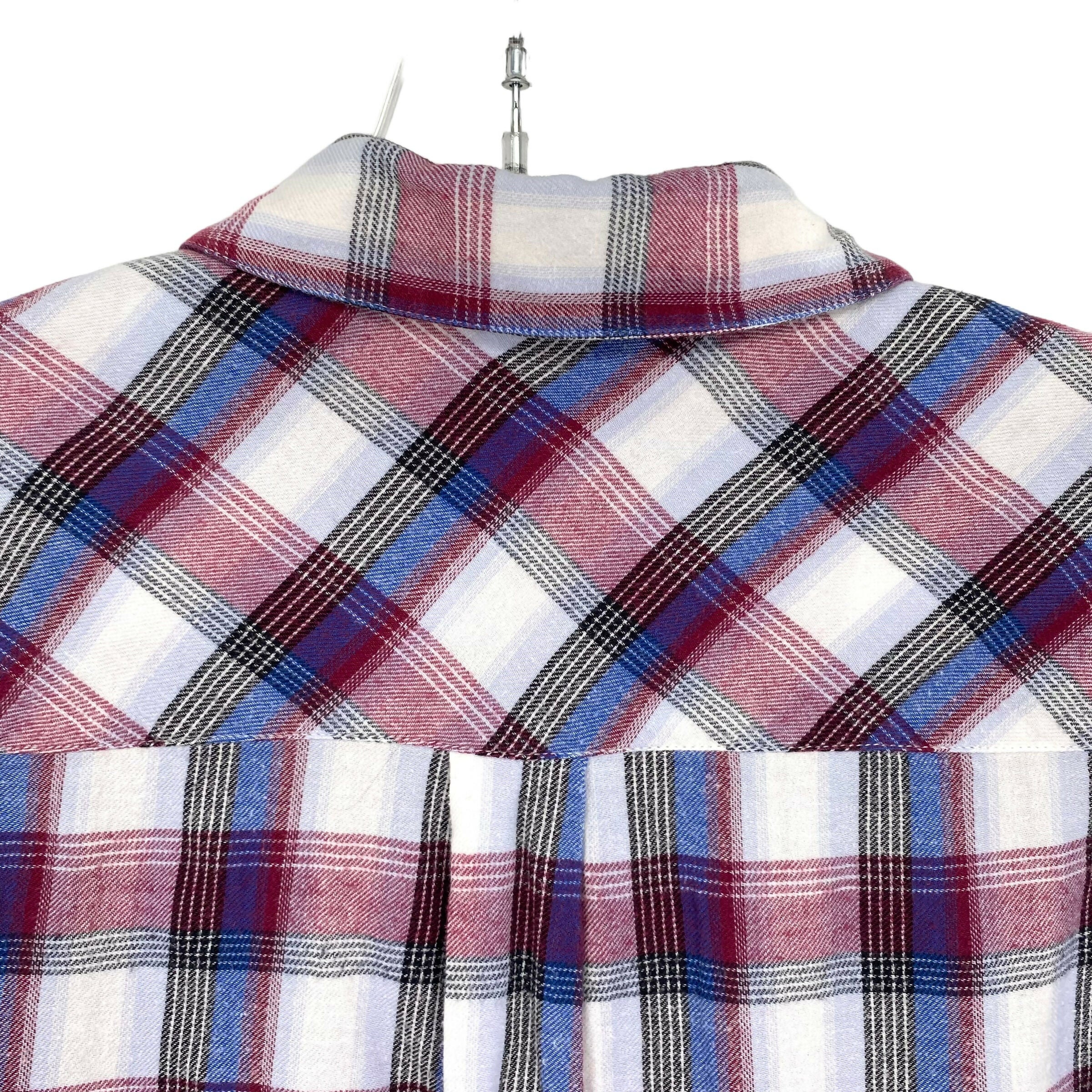 Soft Joie Plaid Carmina Shirtdress - Plaid - Multi/Red Multi - XS