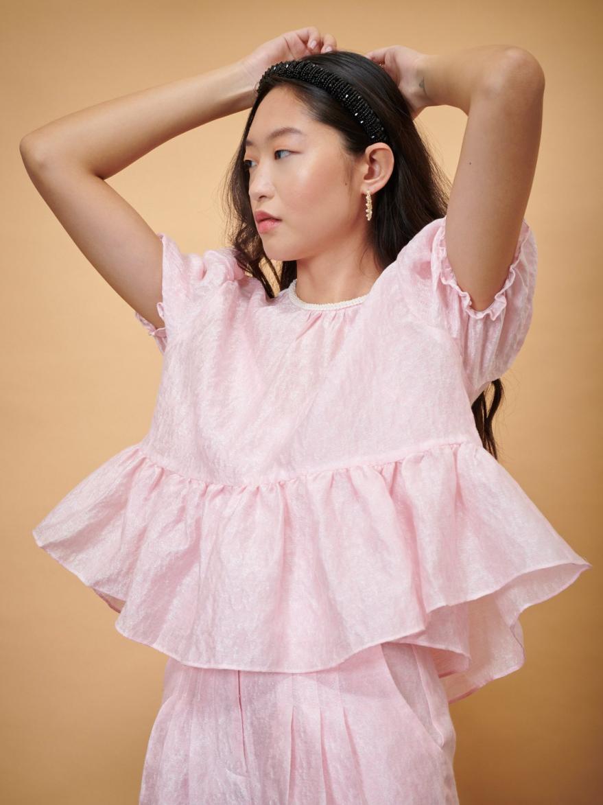 Eden Moss Peplum Top