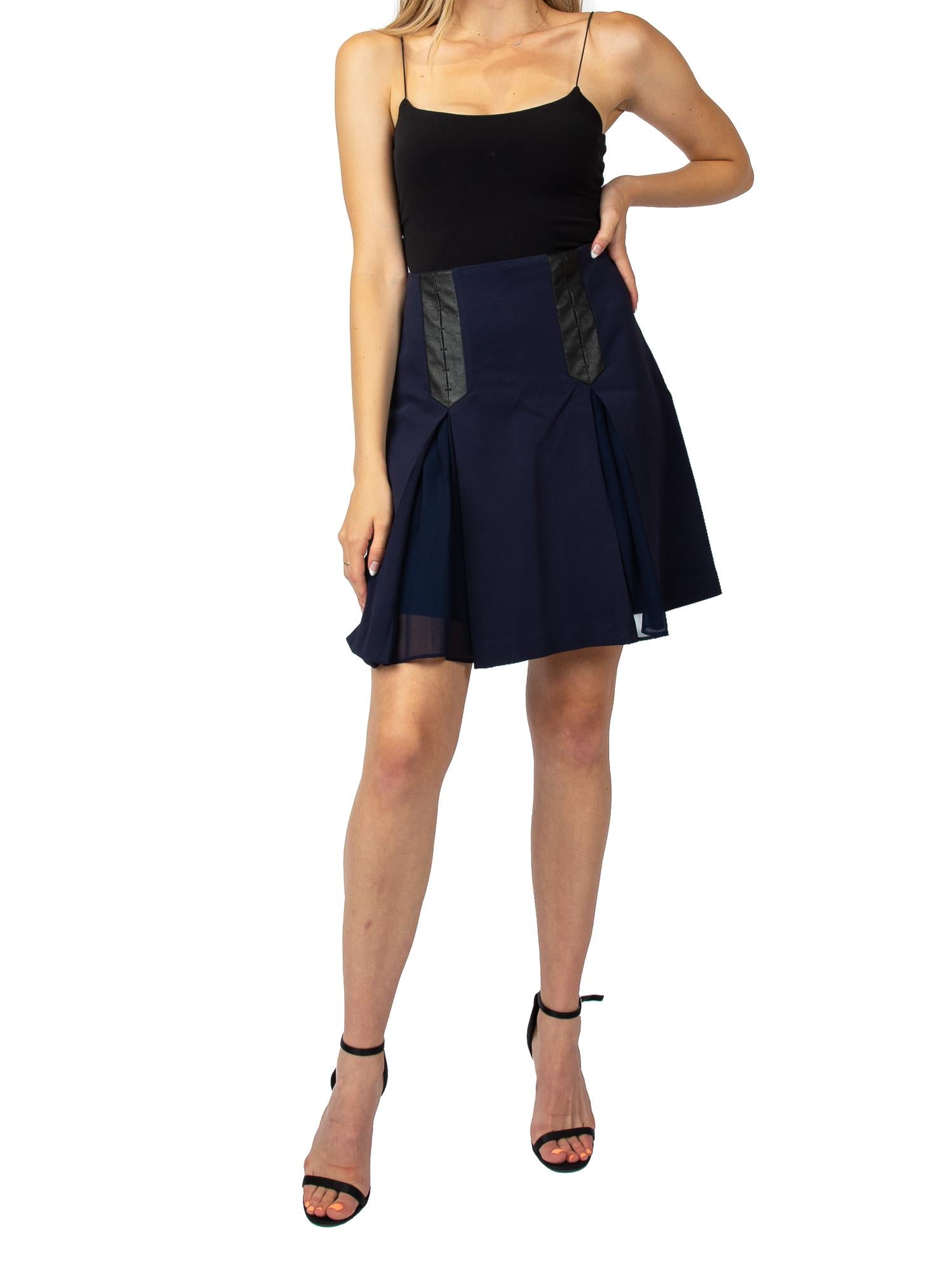 Rebecca Taylor Mid-Rise Pleated Aline Skirt