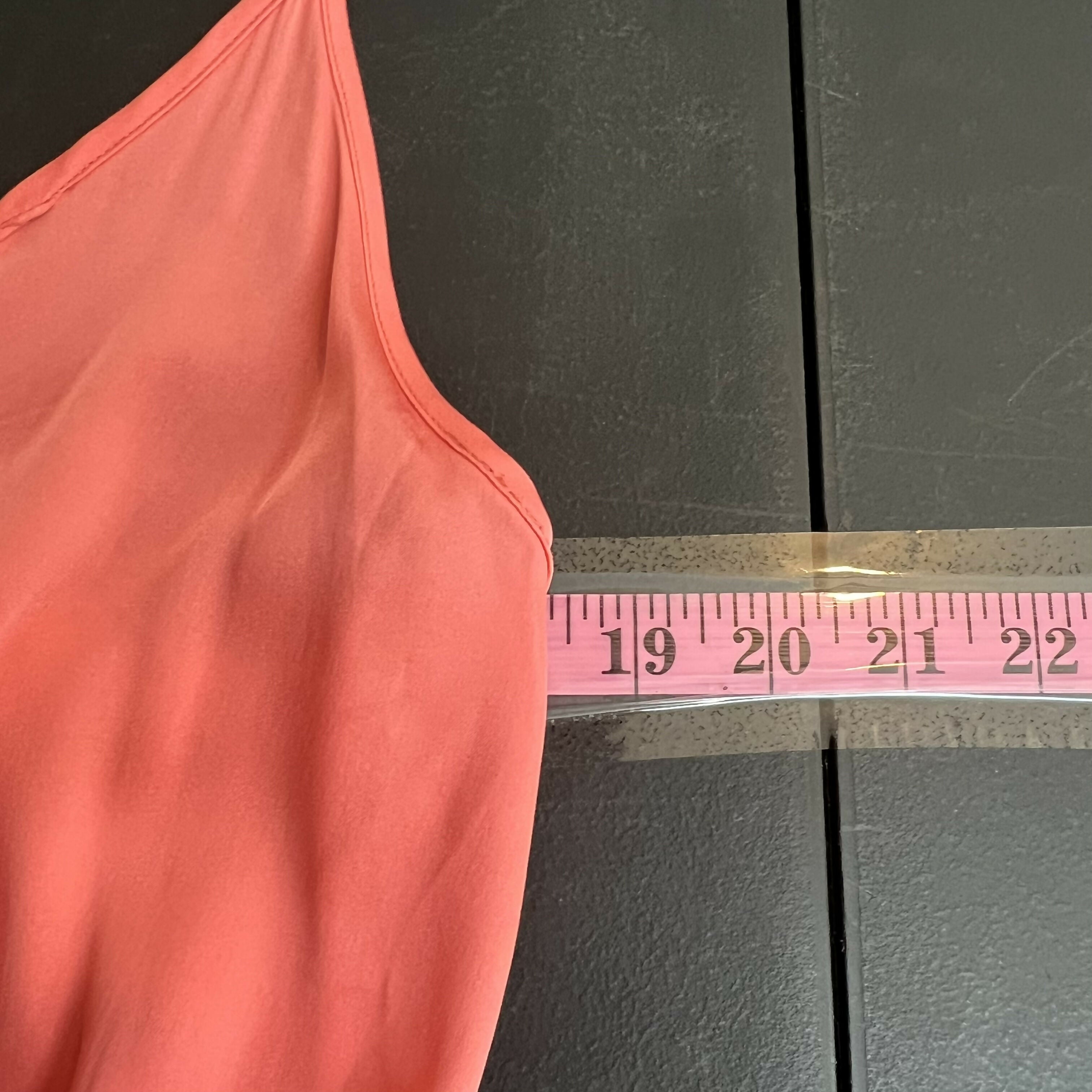 Milly Romper Spaghetti Strap Elastic Cinched Waist Sz 4 Pink