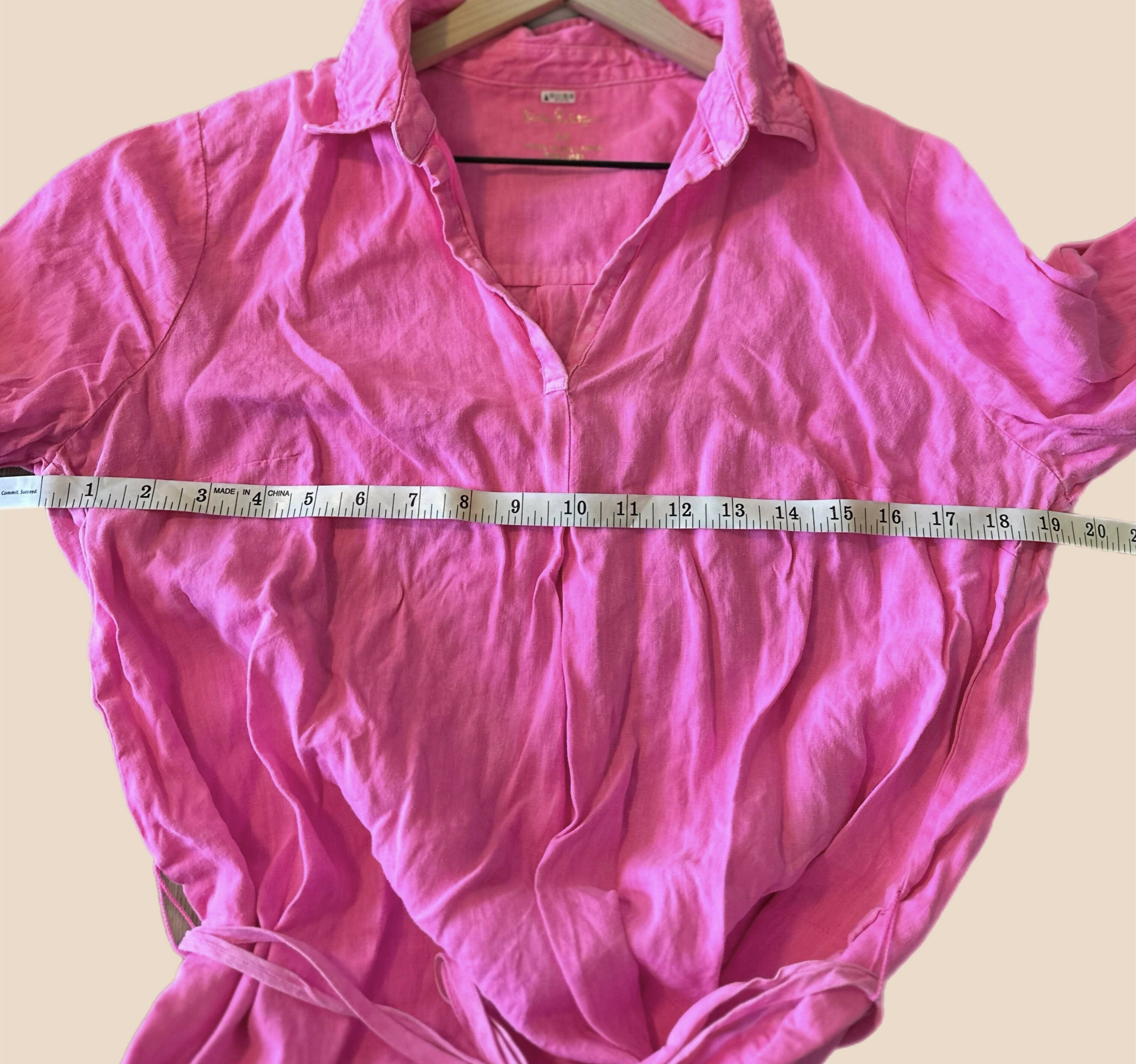 Lilly Pulitzer Pilar Linen Tunic Dress - /Pink