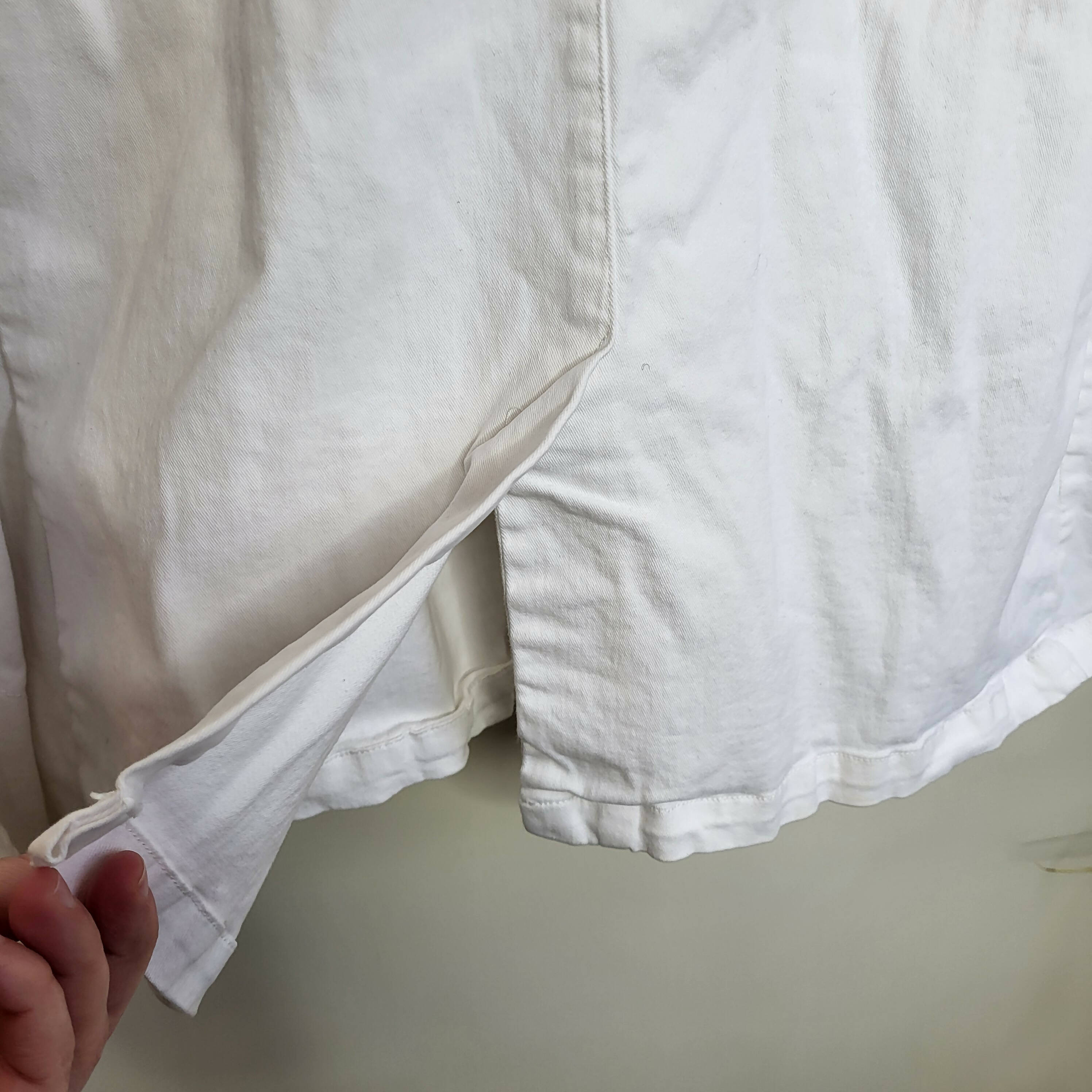 Lola Jeans Monaco Oversized Denim Blazer - /White