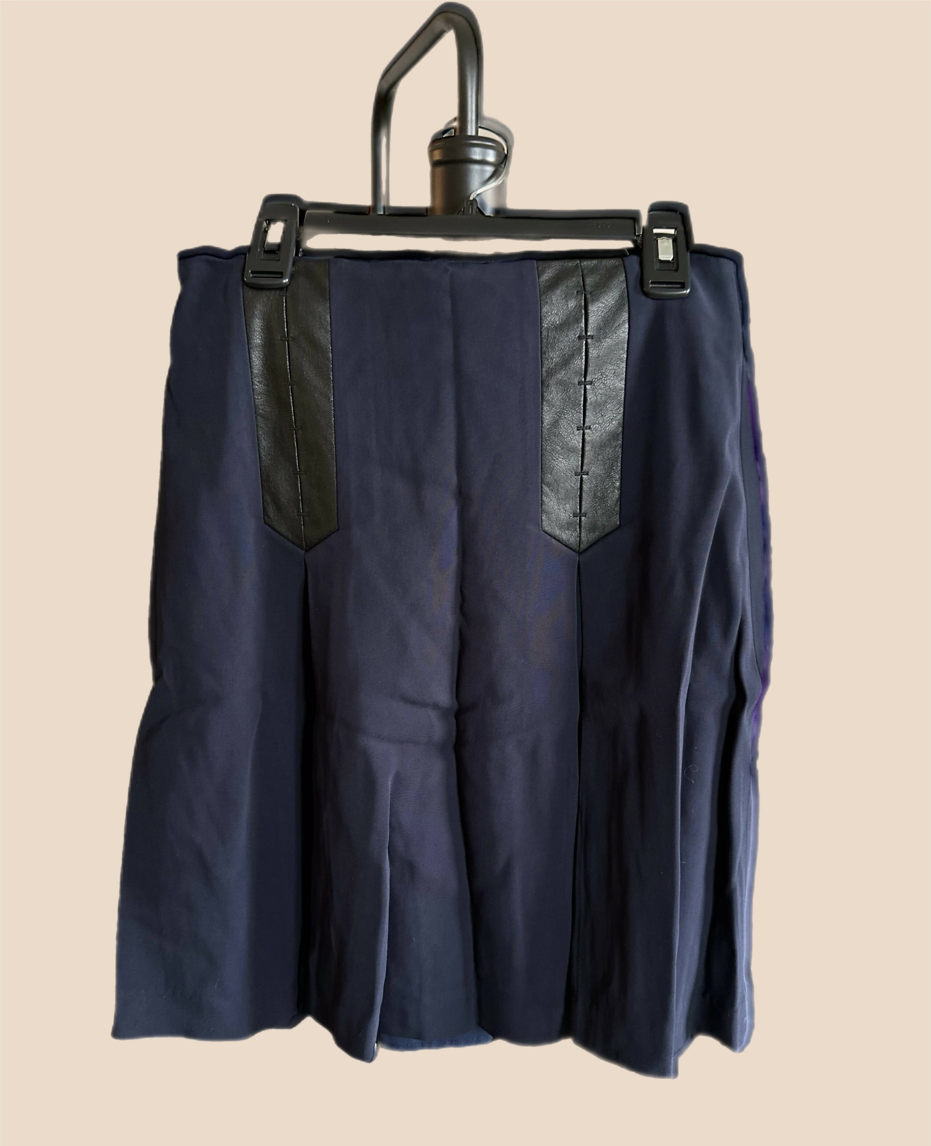 Rebecca Taylor Mid-Rise Pleated Aline Skirt