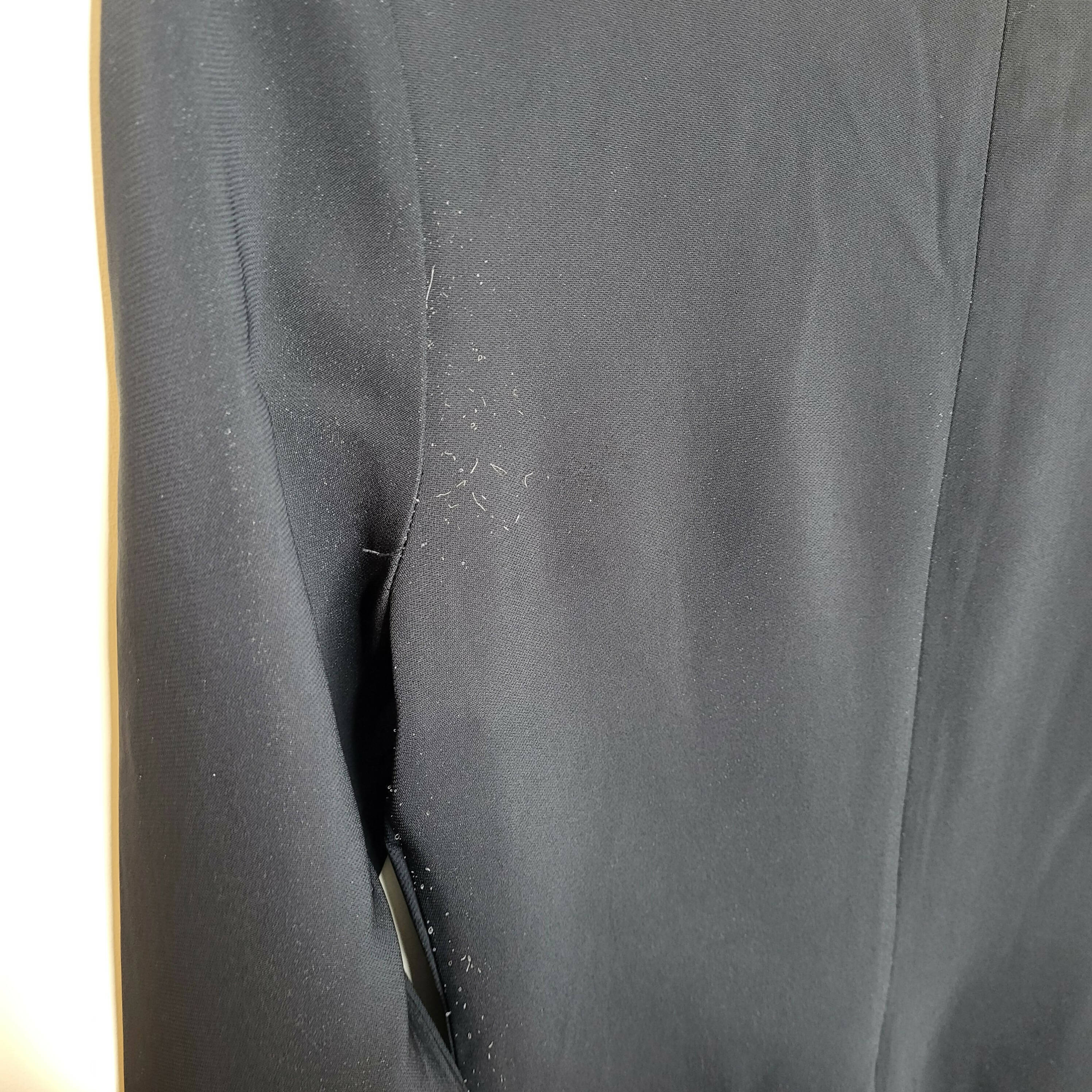 Reiss Fluted Long Sleeve Annie Midi Sheath Dress - Black