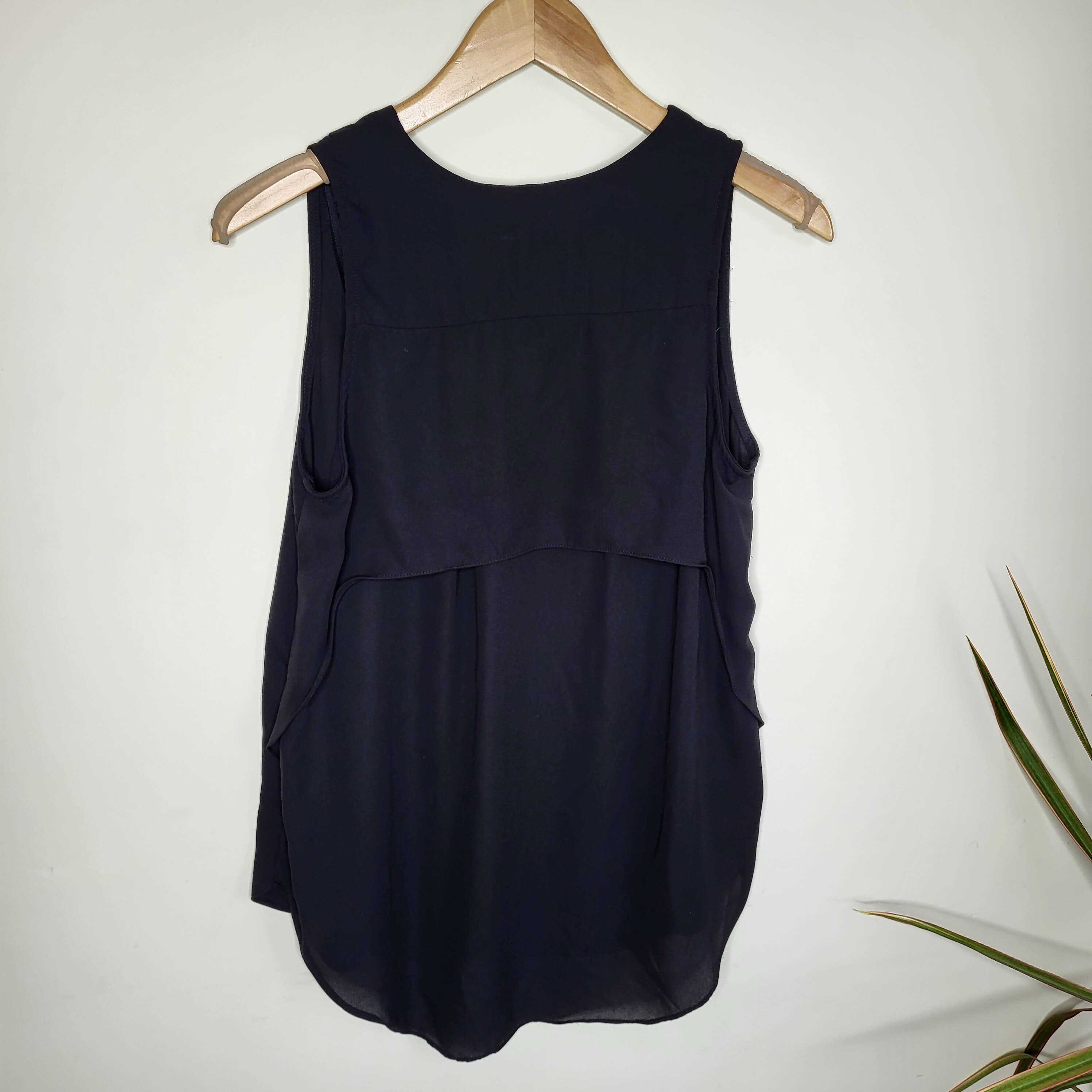 Loyal Hana Nursing and Maternity Sleeveless Blouse - Black - SM