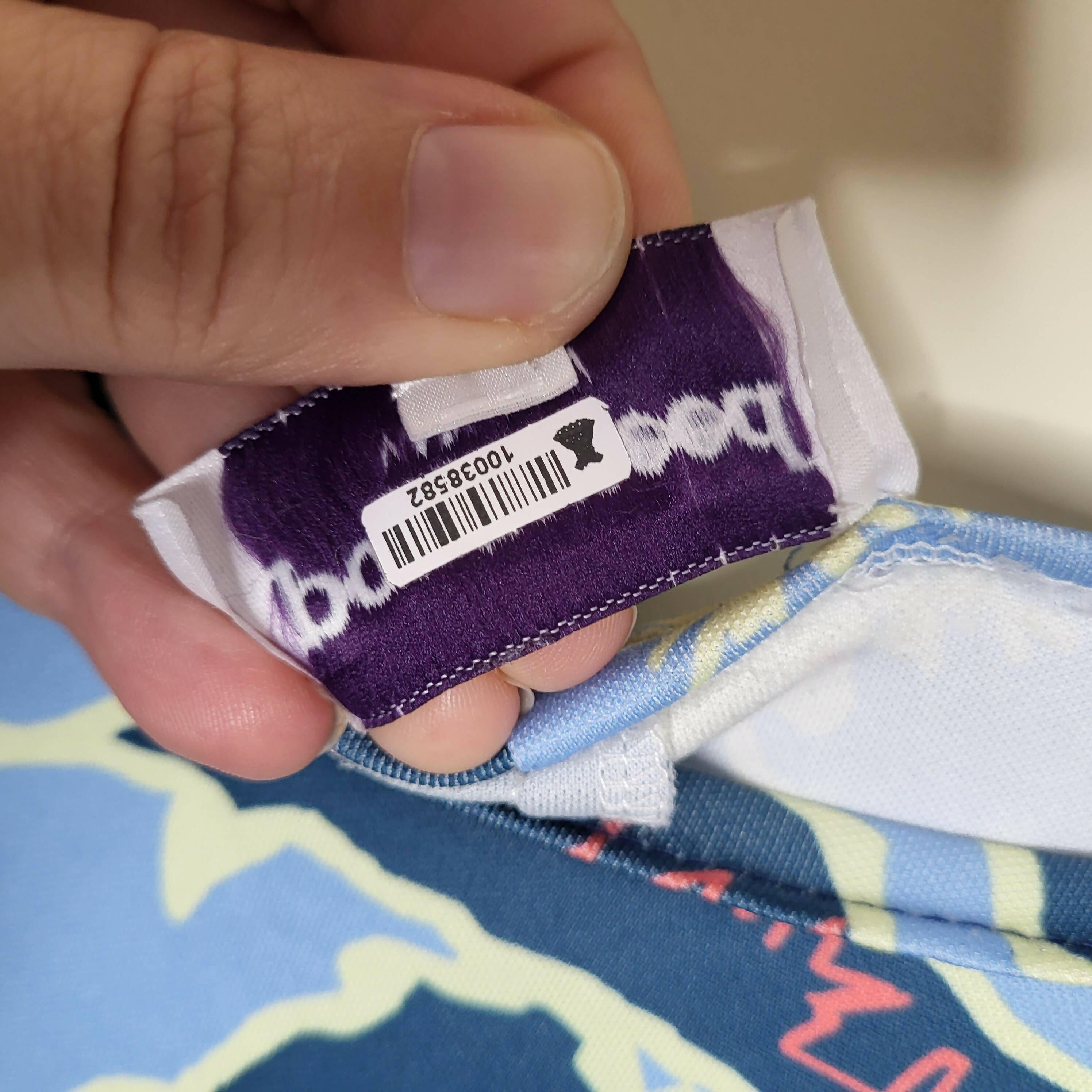 Poppyseed Maternity 3/4 Sleeve Adjustable Waist Floral Dress - Floral - Blue Multi