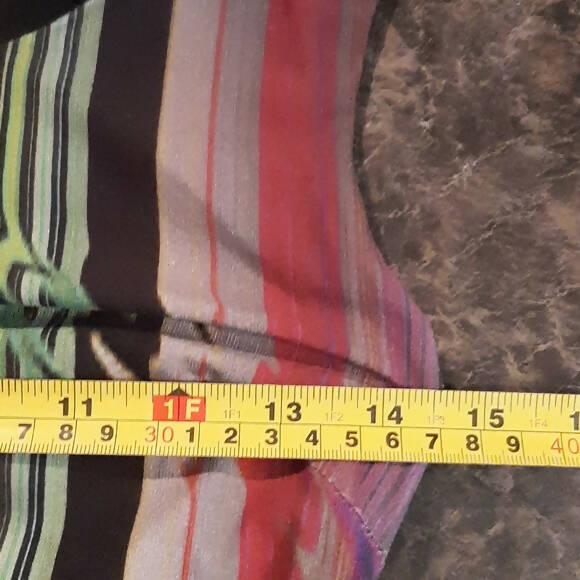 Nicole Miller NY Sleeveless Scoop Neck Striped Sheath Dress - Stripes - Black Multi