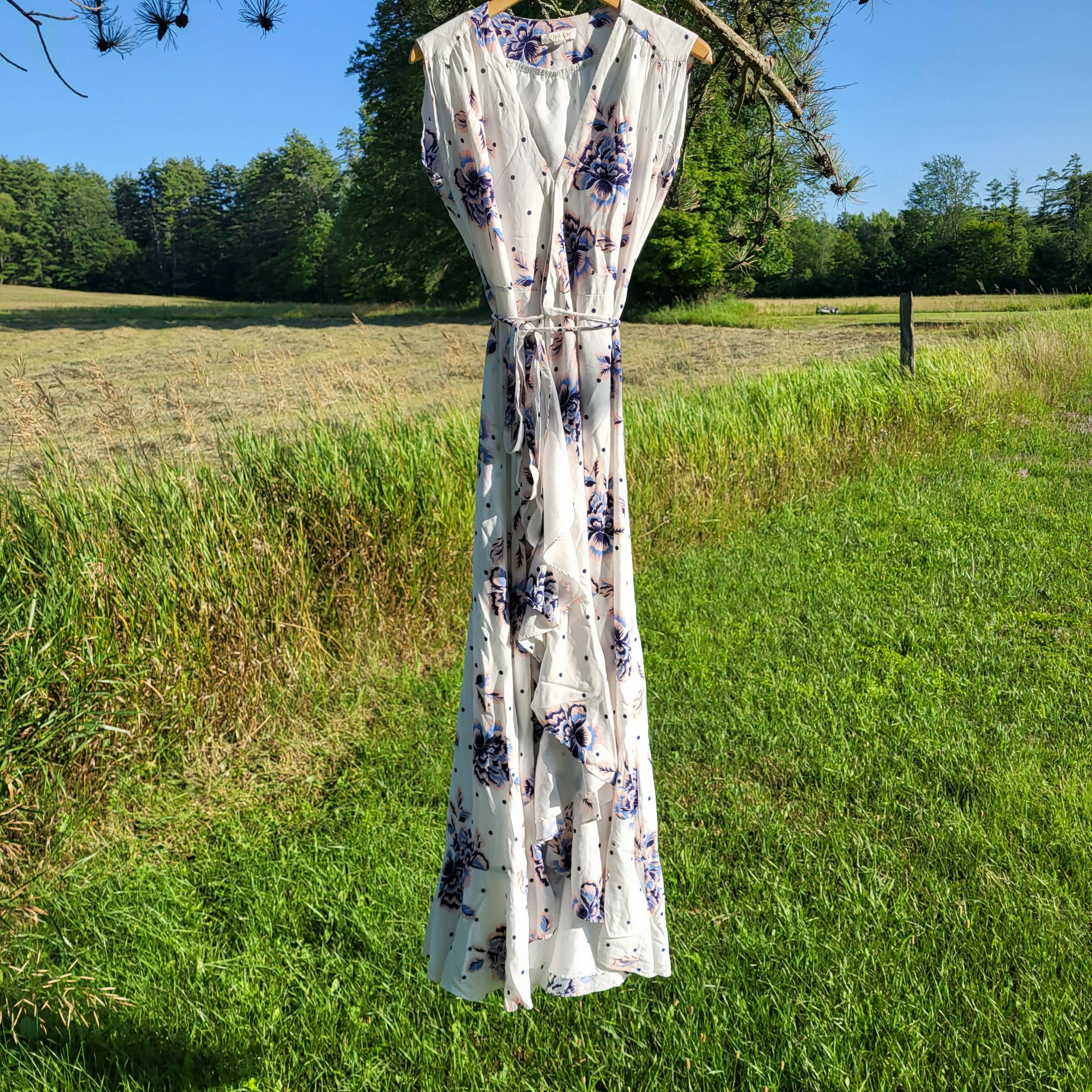 Yumi Kim Venezia Floral Affair White Maxi Dress