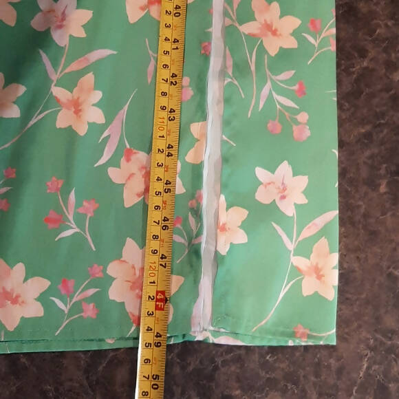 French Connection Camille Wrap Midi Dress - Floral - Green Multi/Poise Green