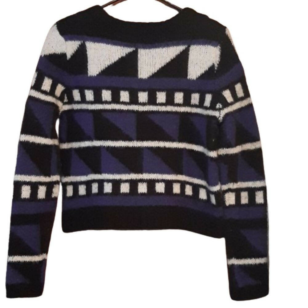 Hunter Bell Jasmine Cropped Wool Blend Sweater