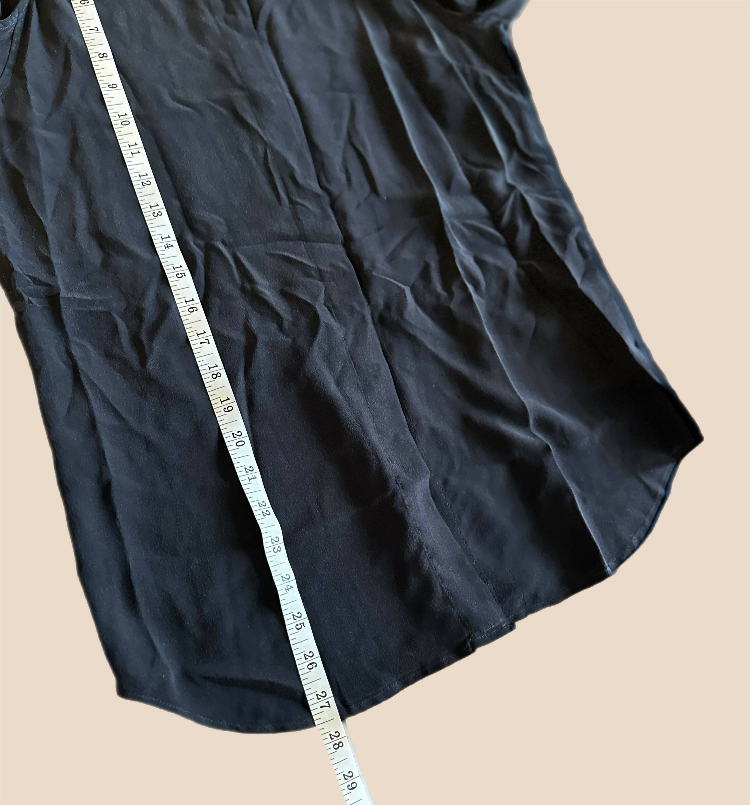 Equipment Cold Shoulder Long Sleeve Collared Tee Shirt - Black