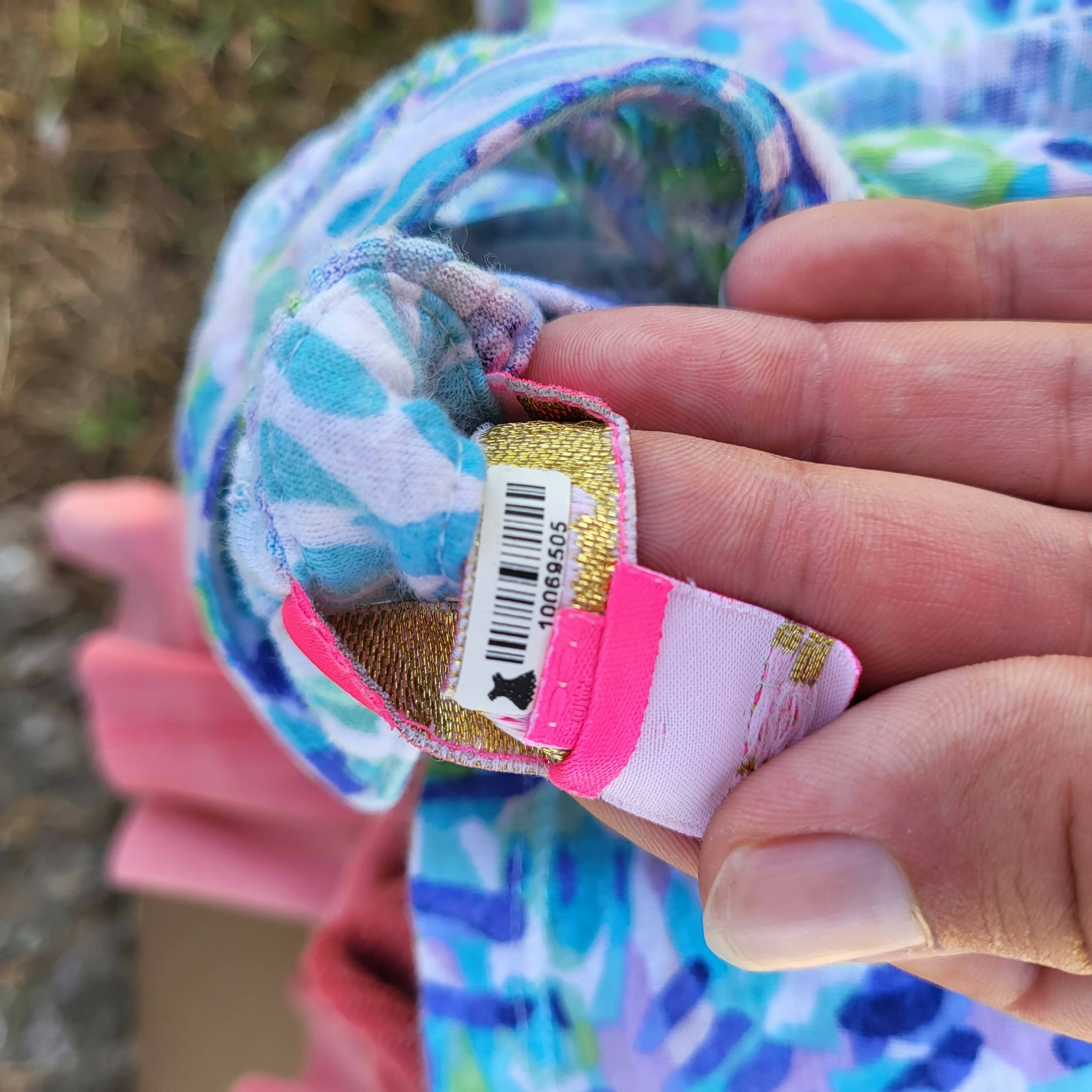 Lilly Pulitzer Essie Tank- Top - Shell - Blue Multi/Multi Shell - S