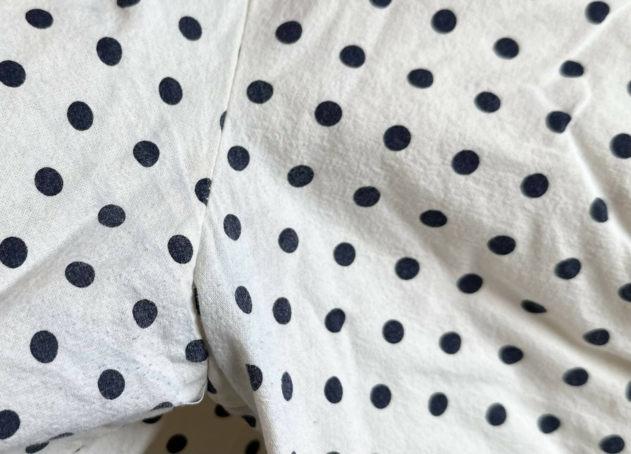 Soon Maternity Hani V-Neck Maternity Blouse - Polka Dot - White Multi/black Dot