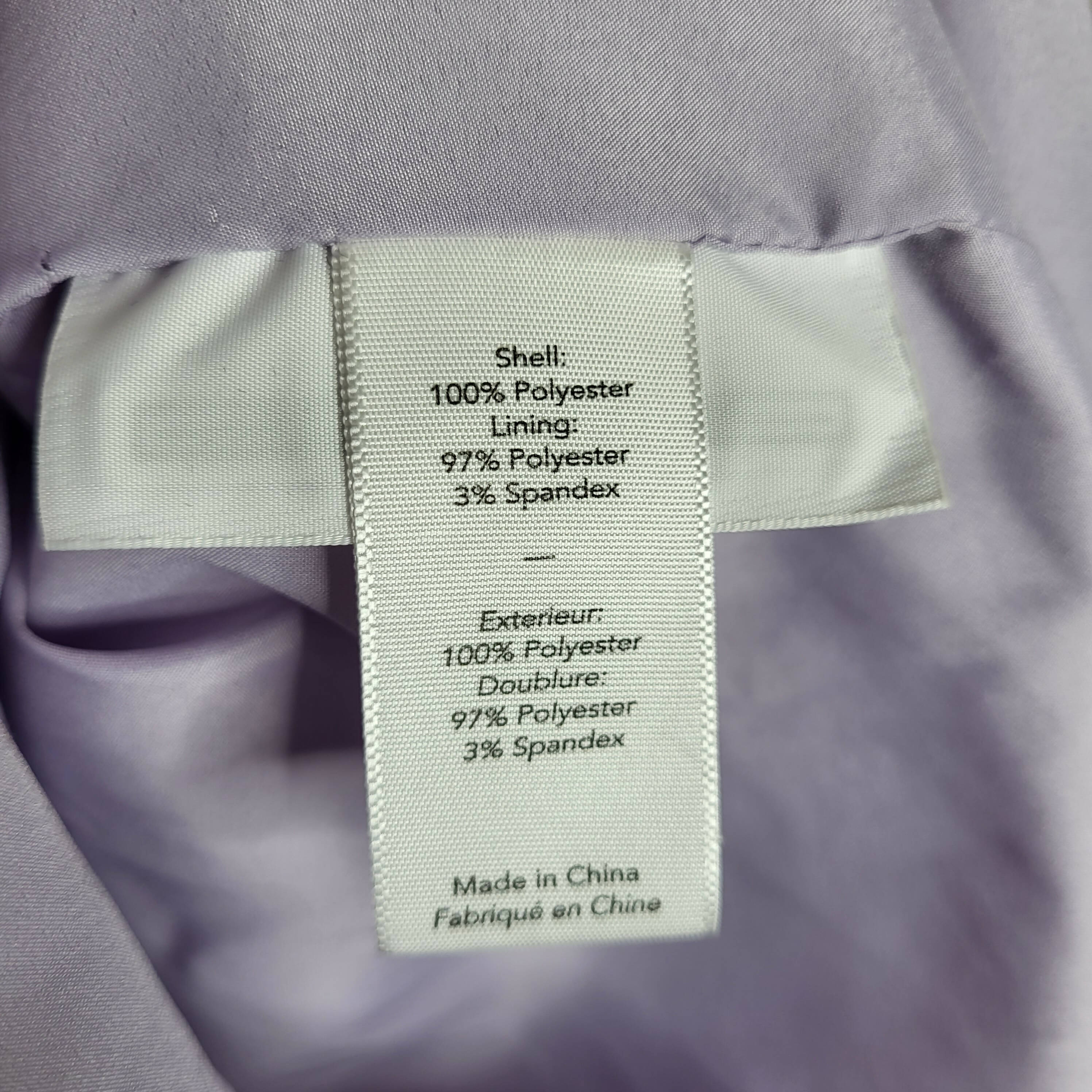 Likely Sleeveless Racerback Chiffon Peplum Blouse - Purple