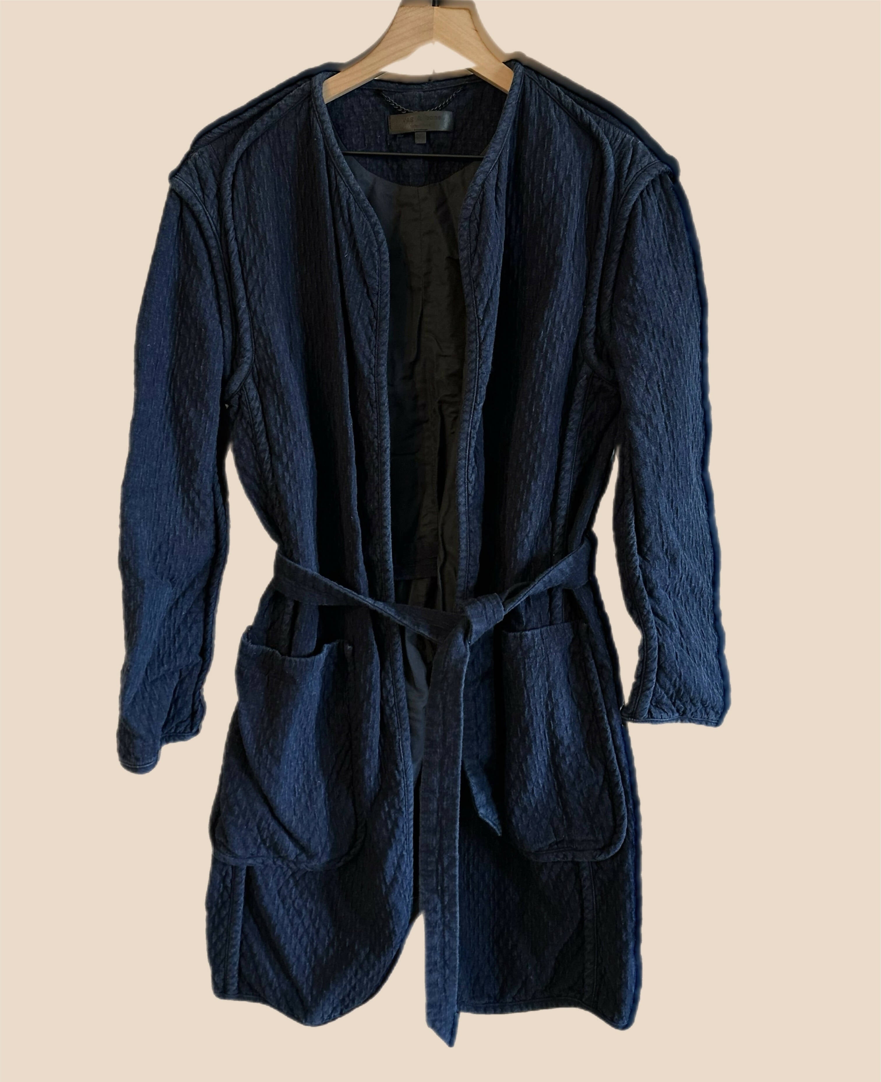 Rag & Bone Quilted Self Tie Liner Coat