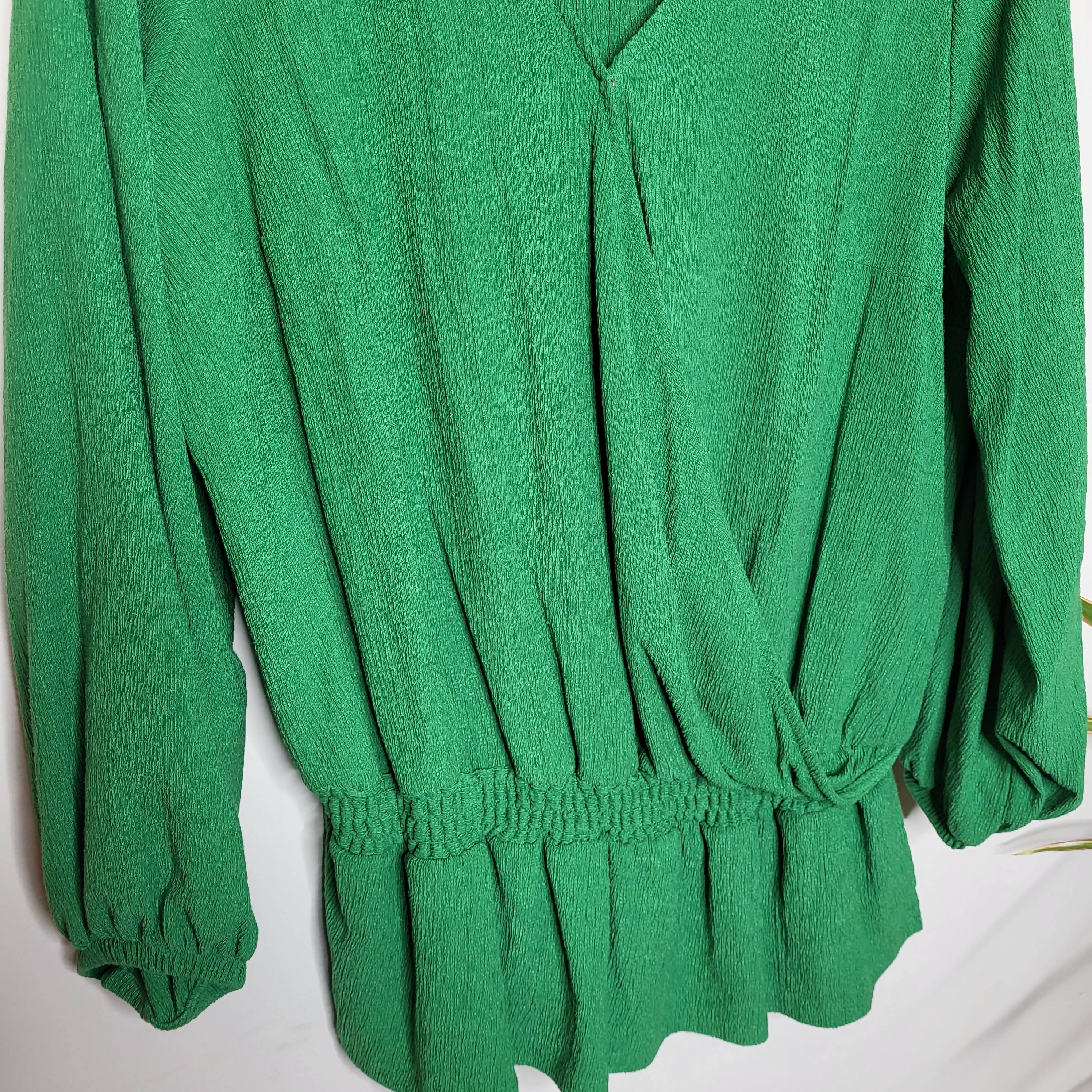 Vince Camuto Wrap Front Long Sleeve Blouse
