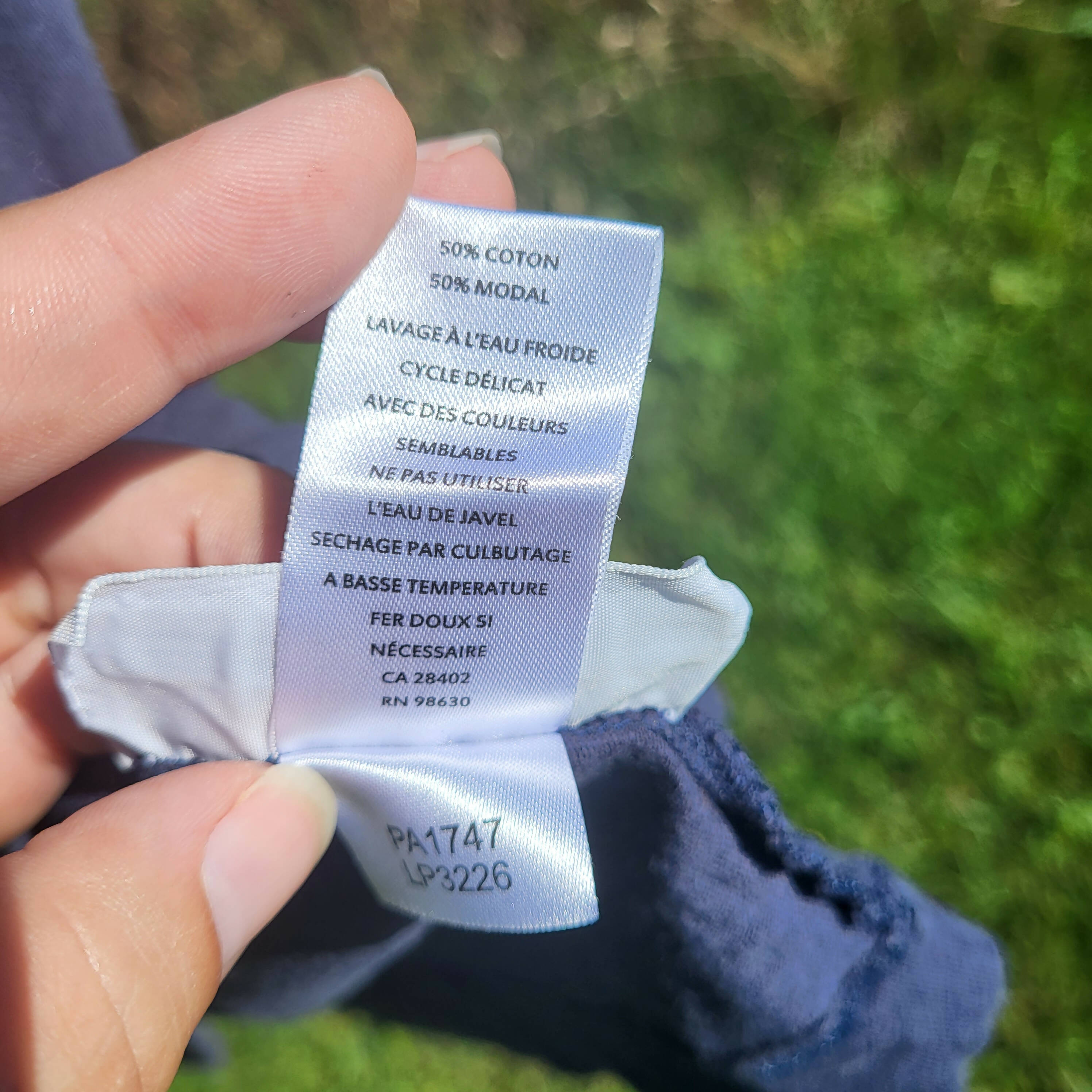 Lilla P Flame Modal Sleeveless Wedge Slit Neck in Neptune Blue