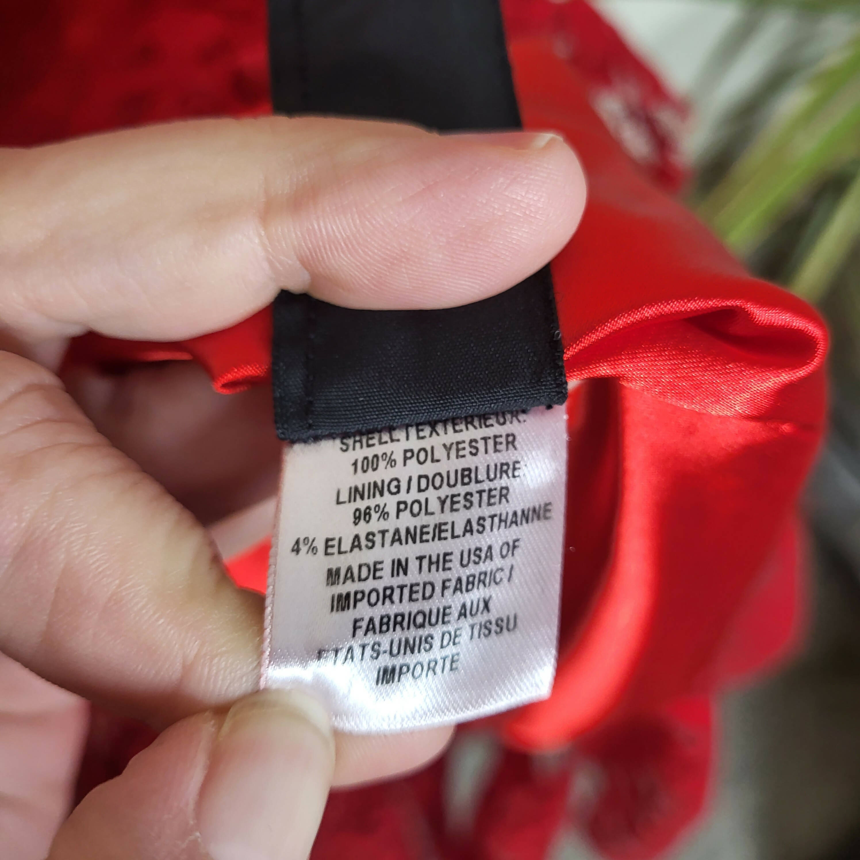 Milly Lace Overlay Flounce Dress - Abstract - Red/Ruby