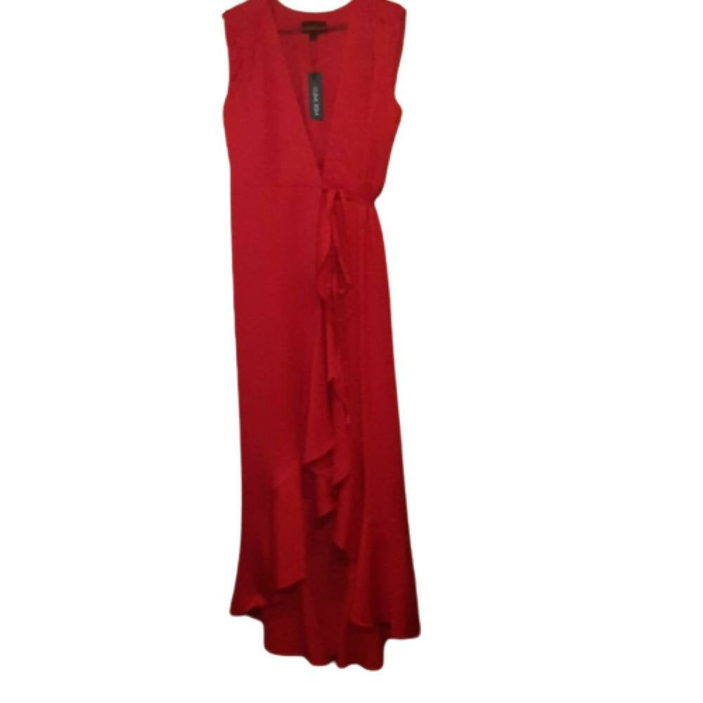 Yumi Kim Venice Wrap Maxi Dress - Red