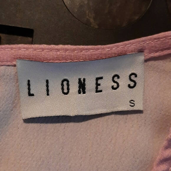Lioness American Sweetheart Button Front Midi Dress - Ombre - Pink Multi/Pink Ombre