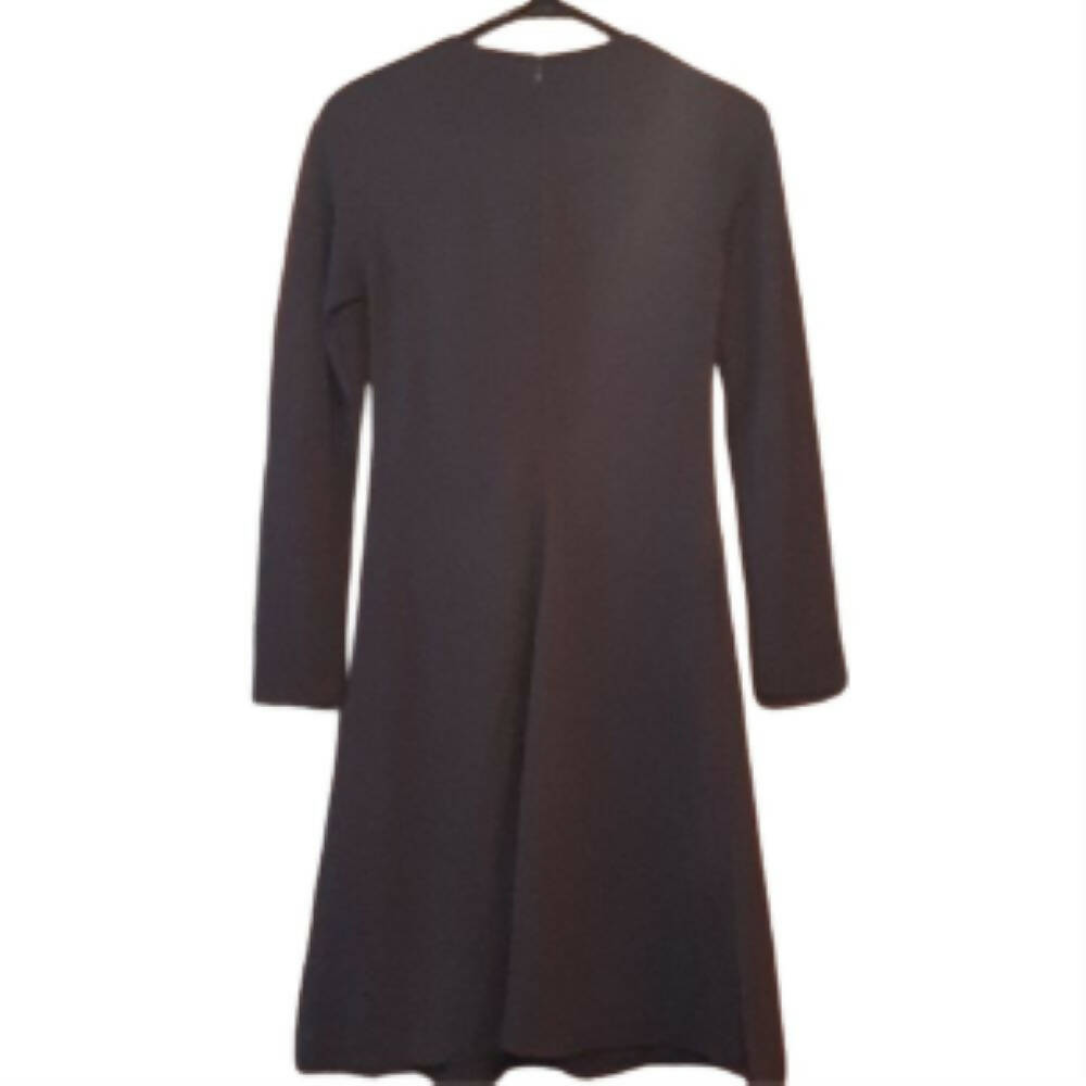 Of Mercer Long Sleeve Crew Neck A-line Dress