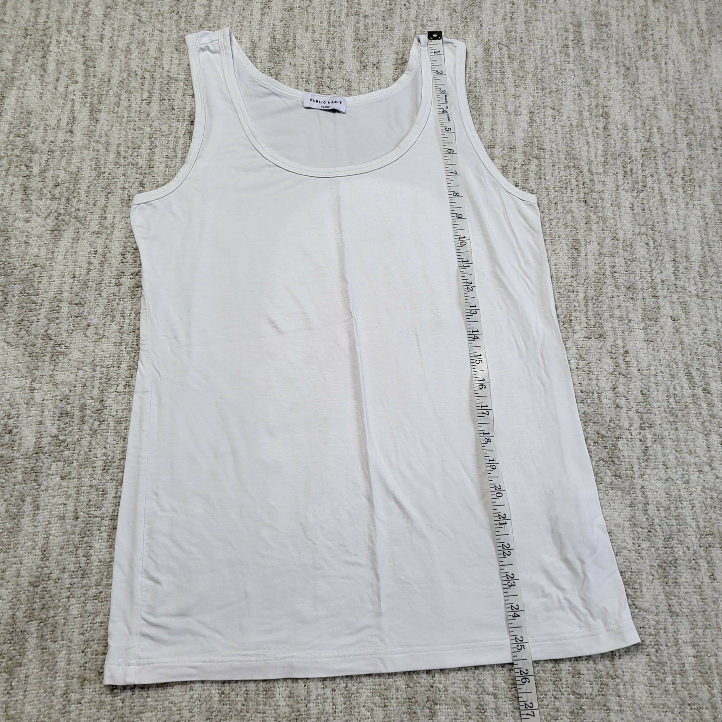 Public Habit Modal Tank Top - White - XL