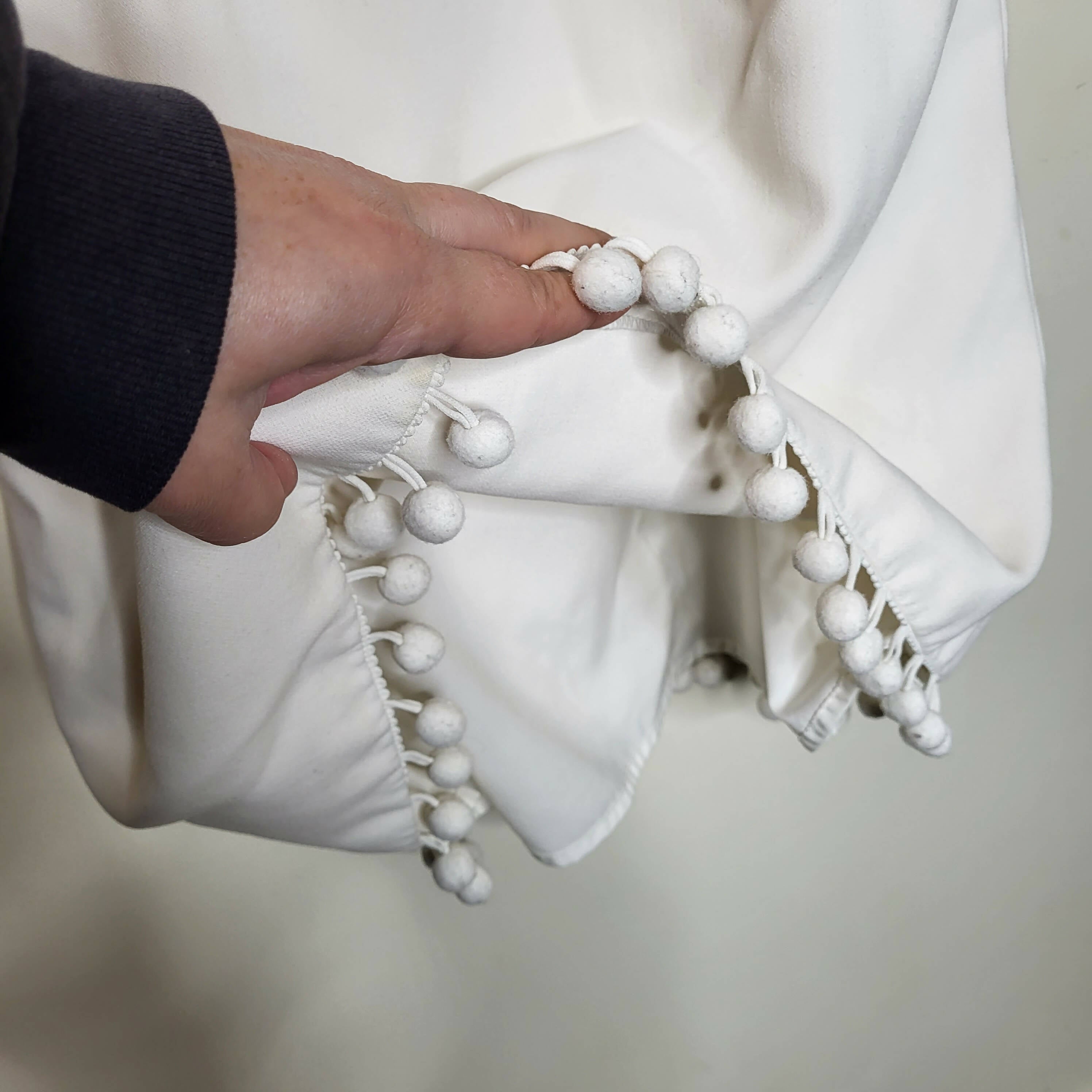 French Connection Whisper Pom Pom Strappy Dress