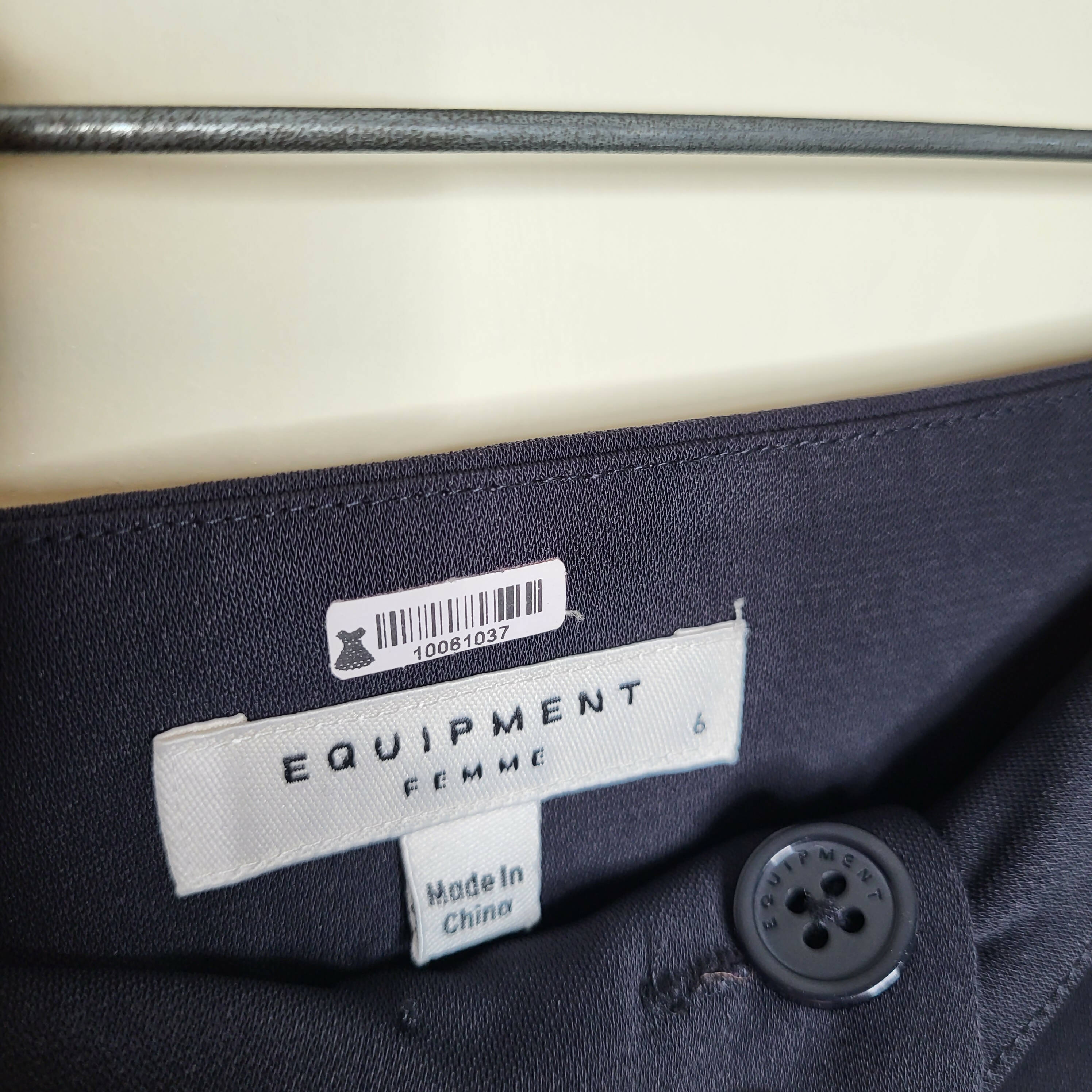 Equipment High Waisted Trouser - /Navy