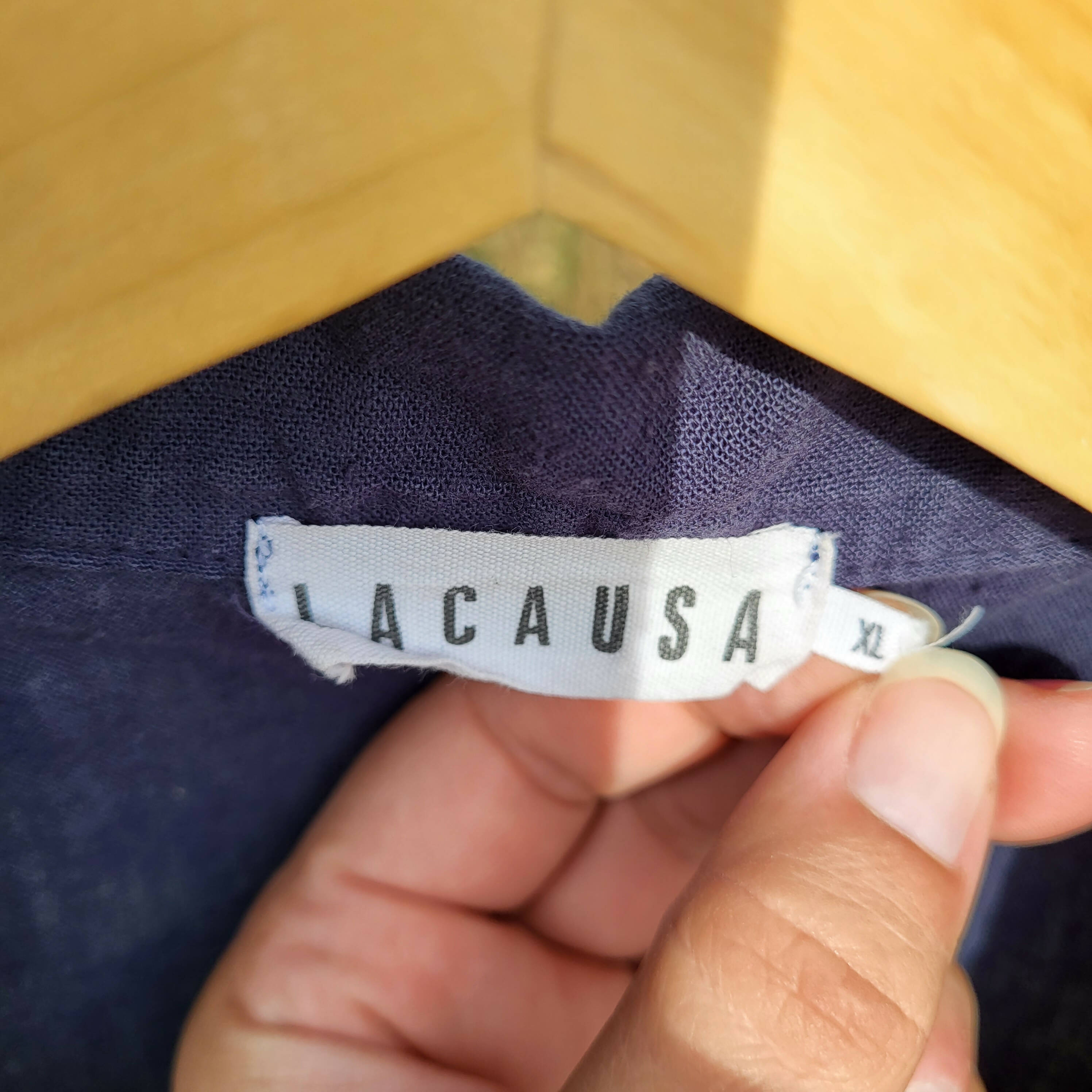 LACAUSA montana jumpsuit in french blue