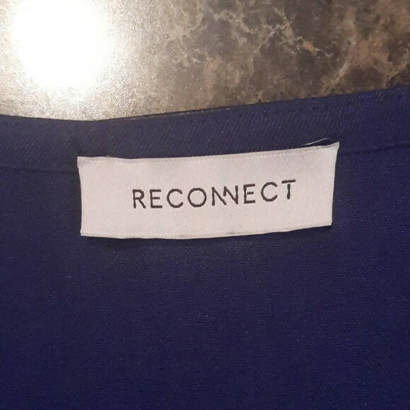 Reconnect Emma Button Front Maternity Tunic Blazer - Blue