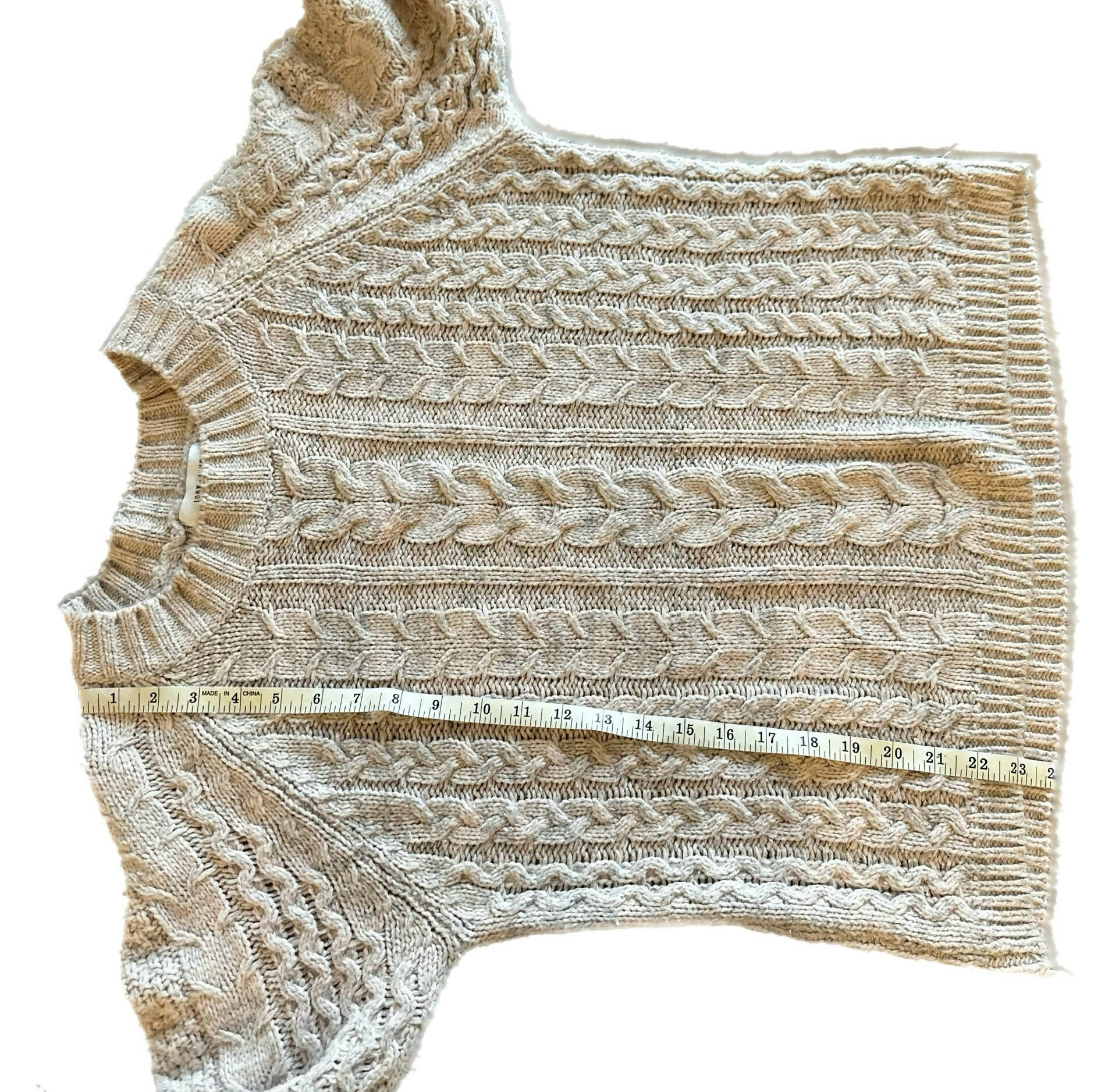 John & Jenn Cable Knit Sweater - Pink