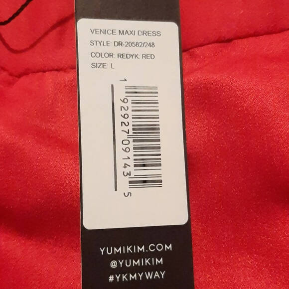 Yumi Kim Venice Wrap Maxi Dress - Red