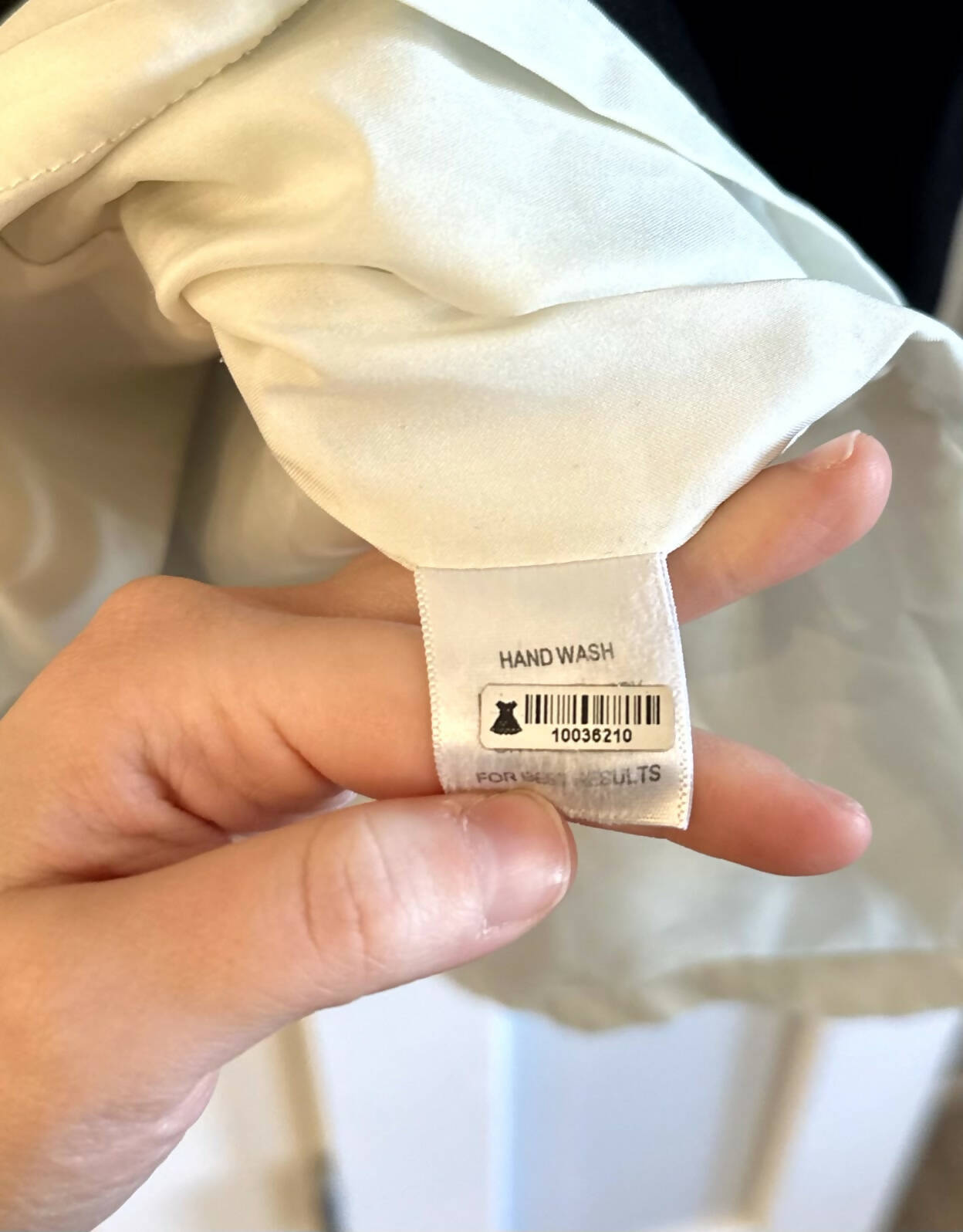 Of Mercer Long Sleeve Crew Neck Contrast Dress